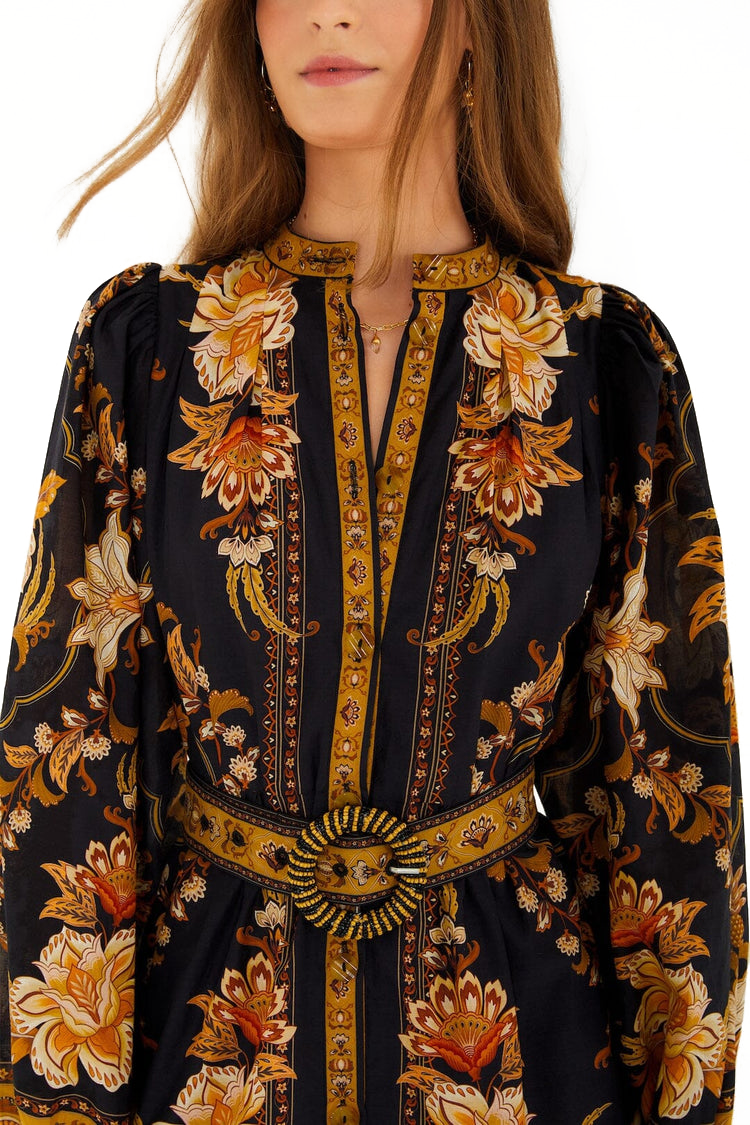 MAJESTIC GARDEN MINI DRESS - sassanova
