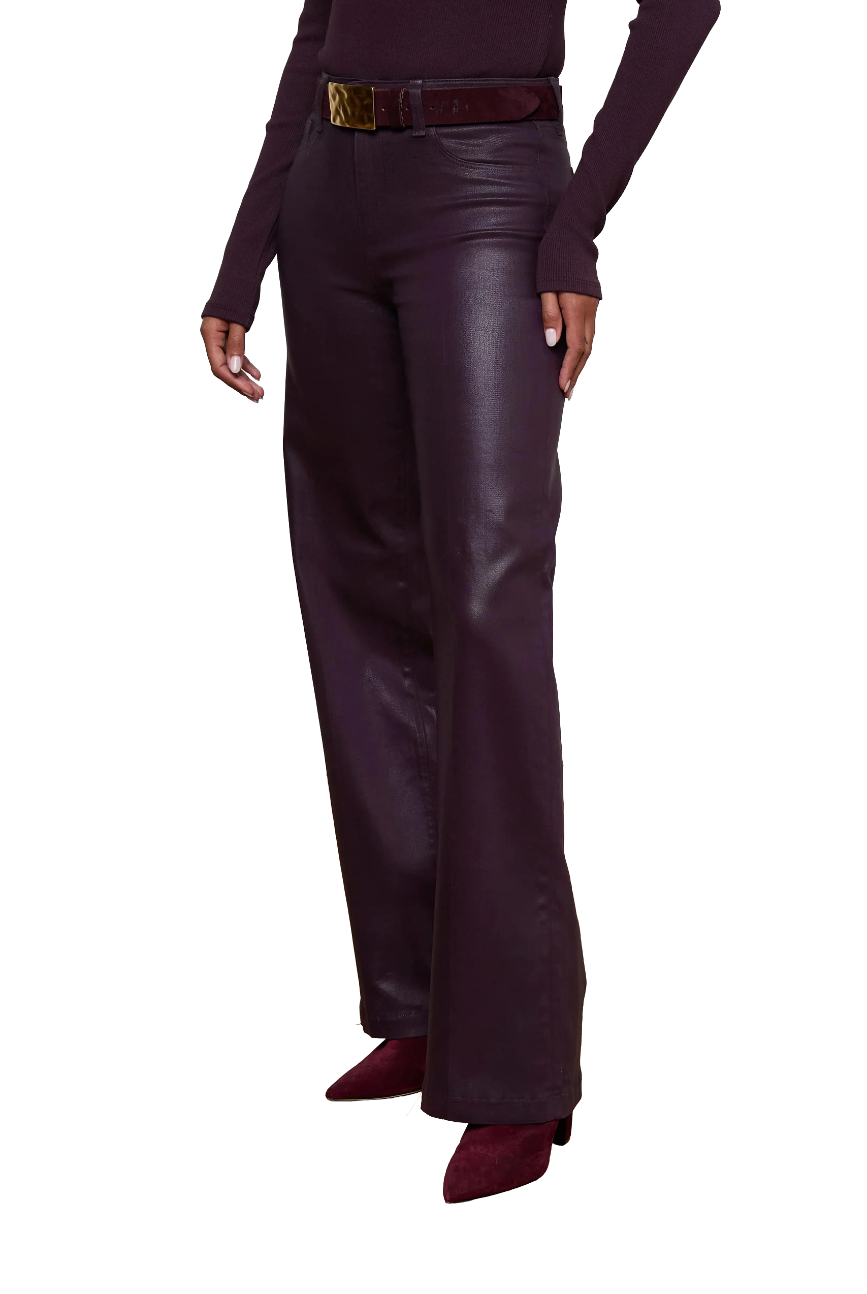 SCOTTIE H/R COATED WIDE LEG (2859PDDC) - sassanova