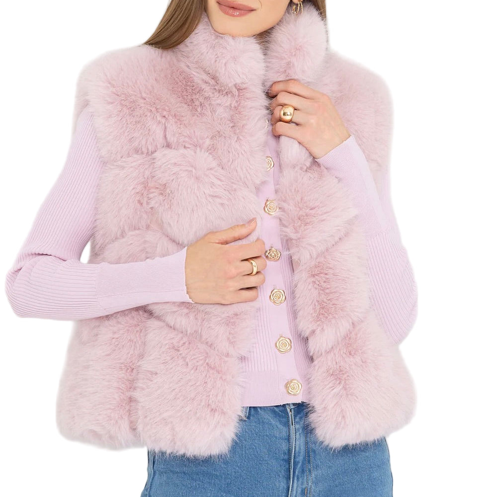 ROSARIO FAUX FUR VEST
sassanova