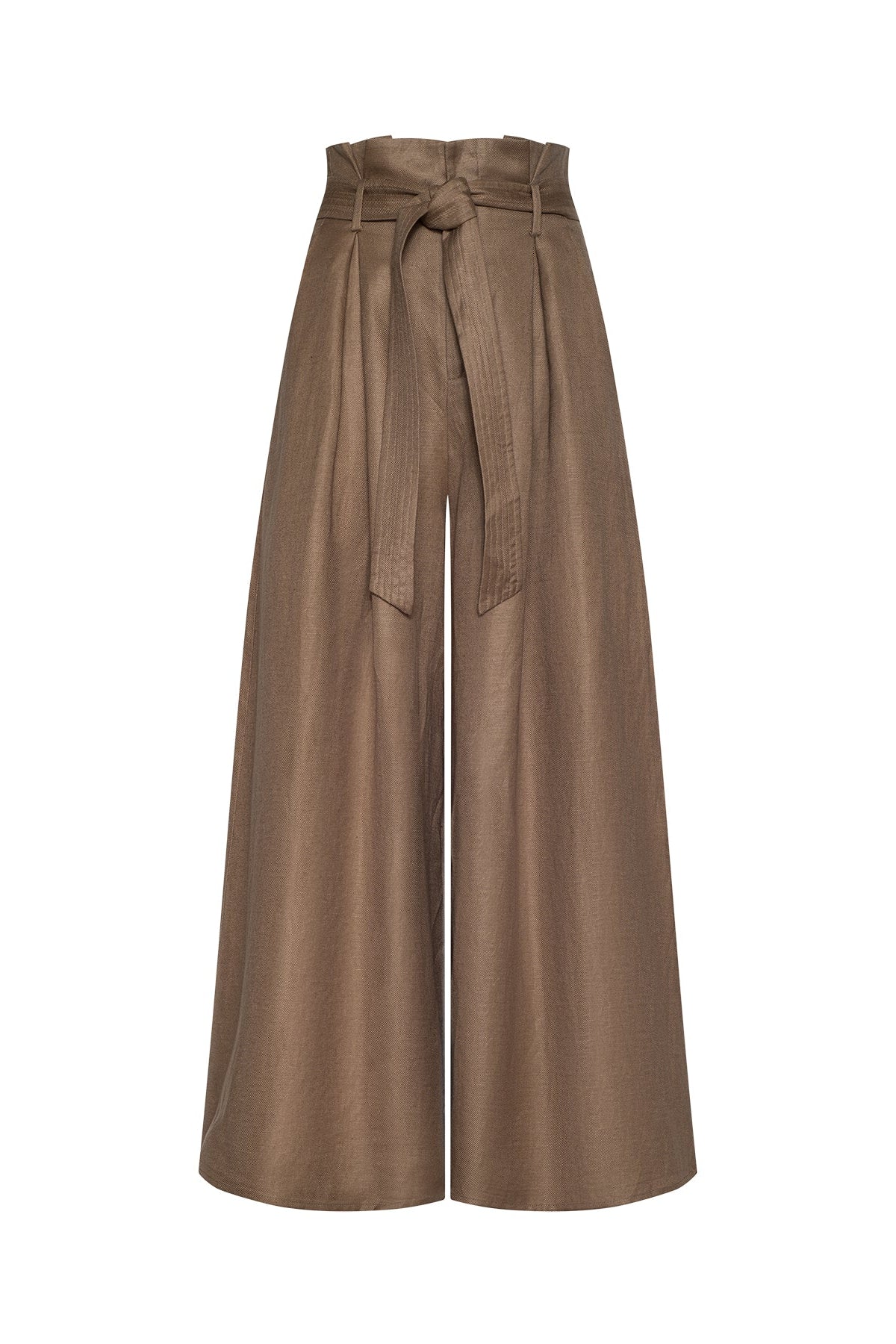LOWEN PAPERBAG CROP PANT - Pants - Sassanova