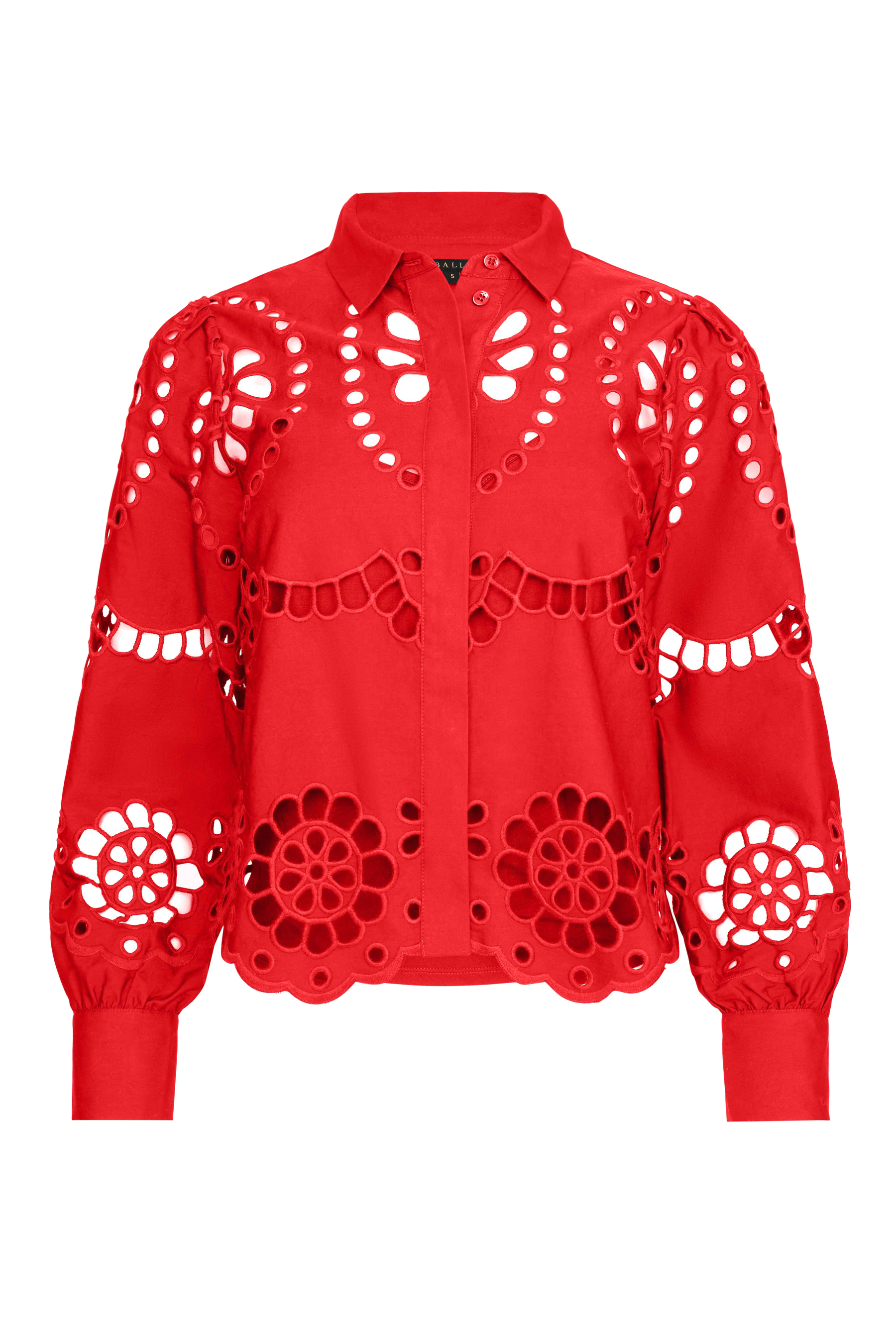 EMMIE EYELET TOP - Blouses - Sassanova