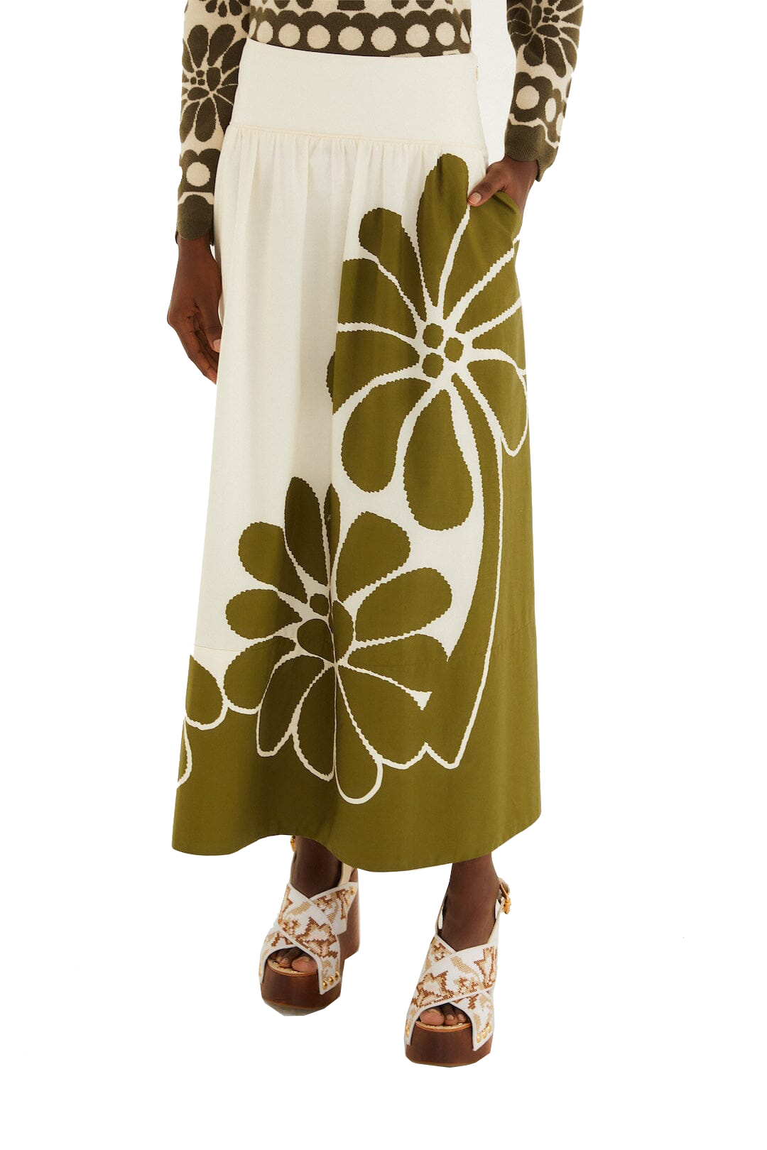 PALERMO MIDI SKIRT - Skirts - Sassanova