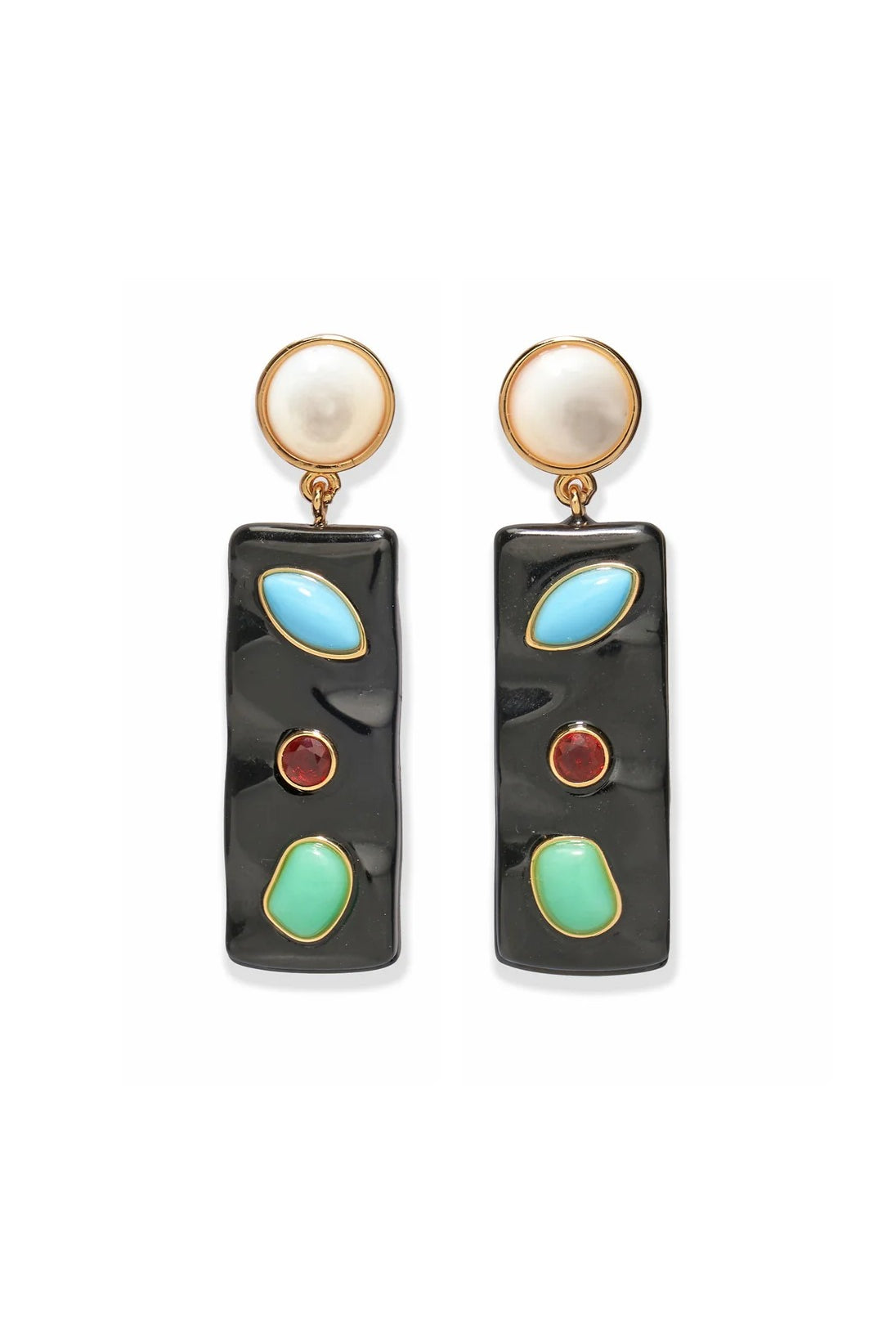 TESSERA EARRINGS- MULTI - sassanova