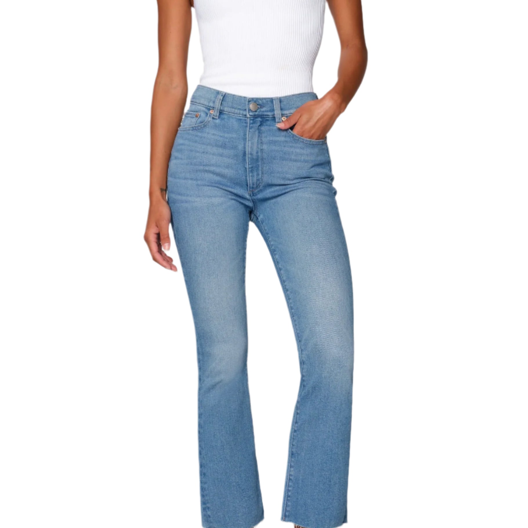 BRIDGET BOOT HIGH RISE CROP - Jeans - Sassanova