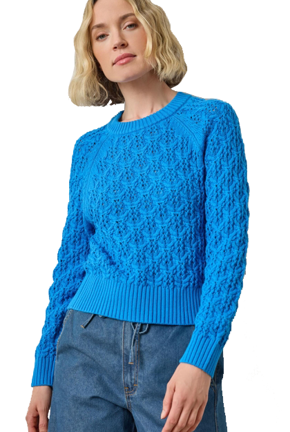 EASY SLV RAGLAN SWEATER (PA3215) - Sassanova