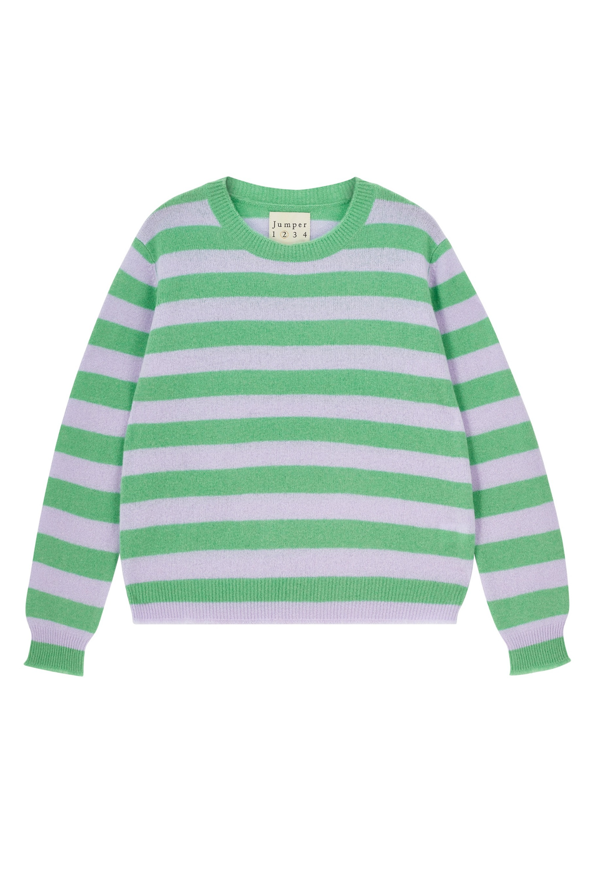 STRIPE DISTRESSED CREW - Sweaters - Sassanova