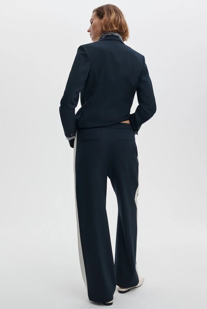 SIENA WOOL SIDE STRIPE PANT - Pants - Sassanova