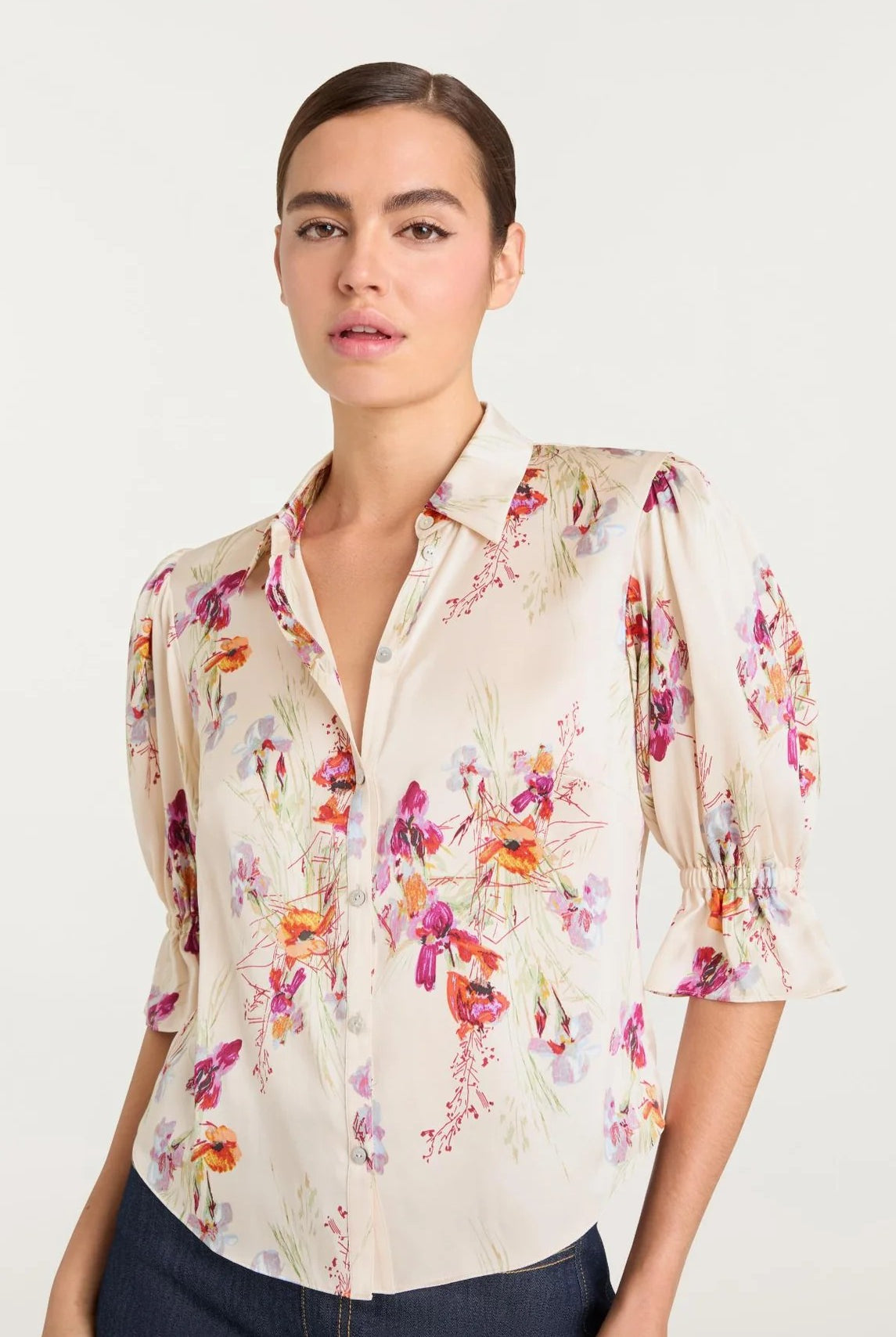 IRIS BOUQUET FIONA TOP - Blouses - Sassanova