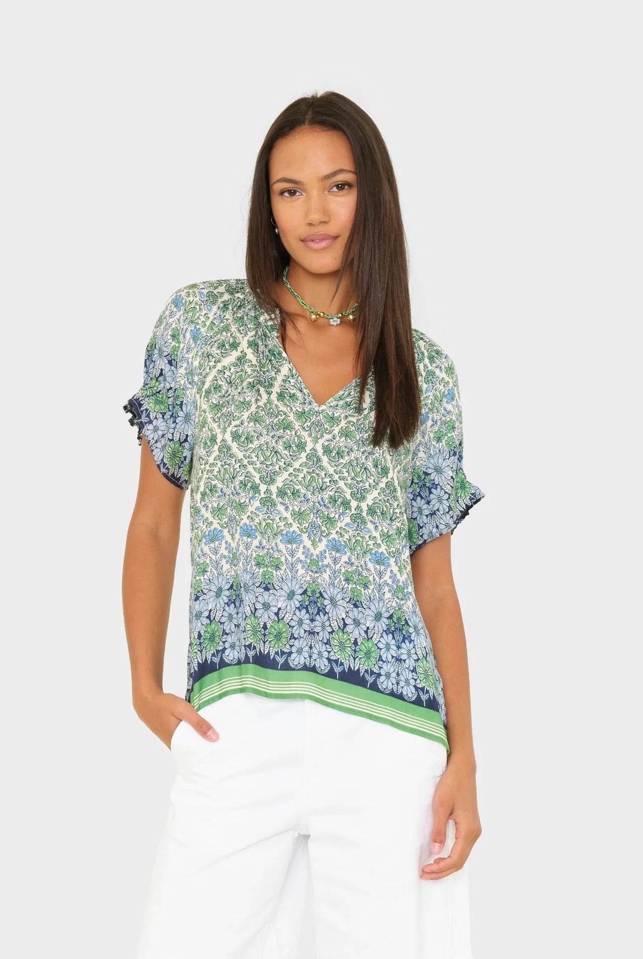 AIVY TOP - Blouses - Sassanova