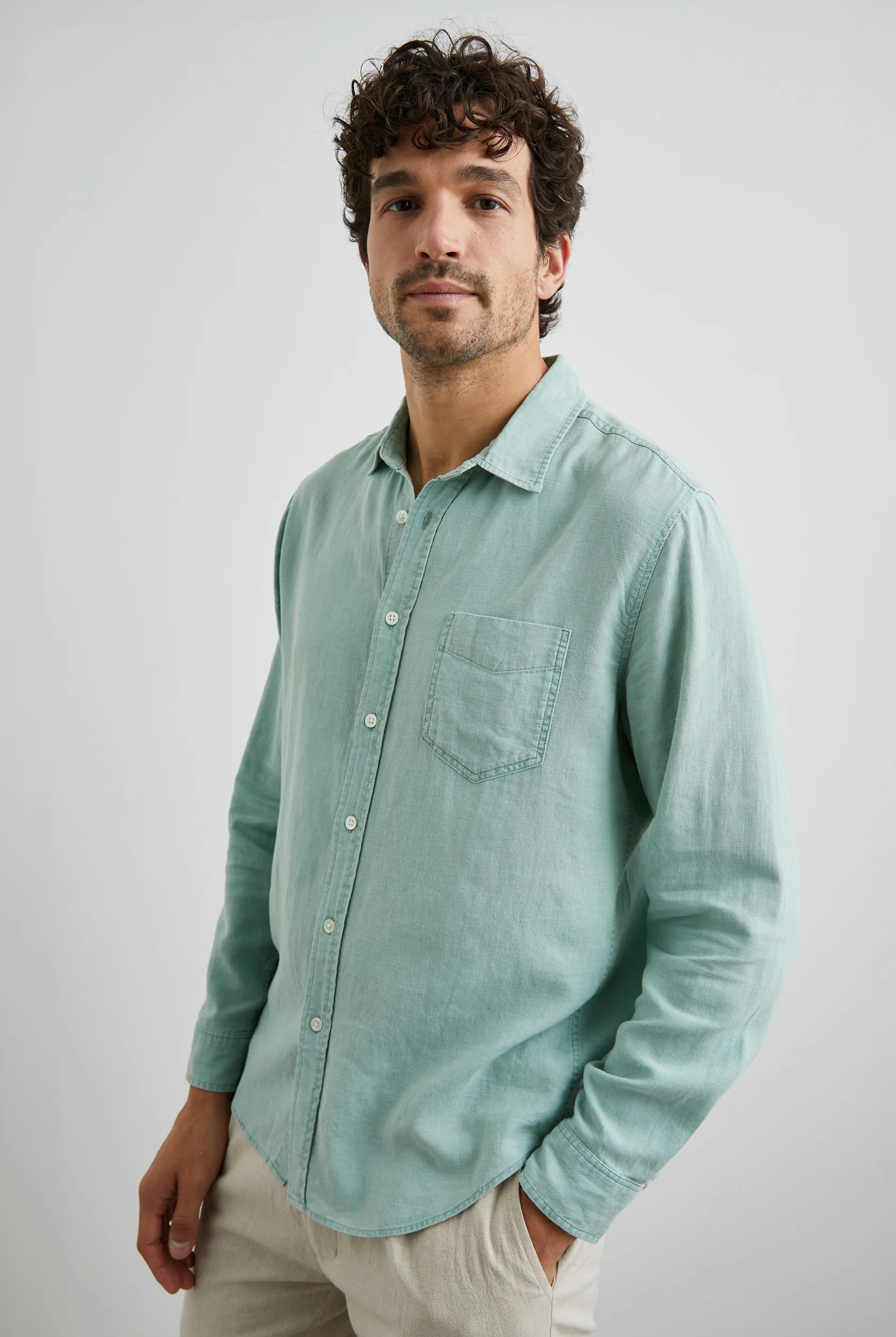 MYKONOS LONG SLEEVE SPORT SHIRT - Long Sleeved Shirts - Novaman