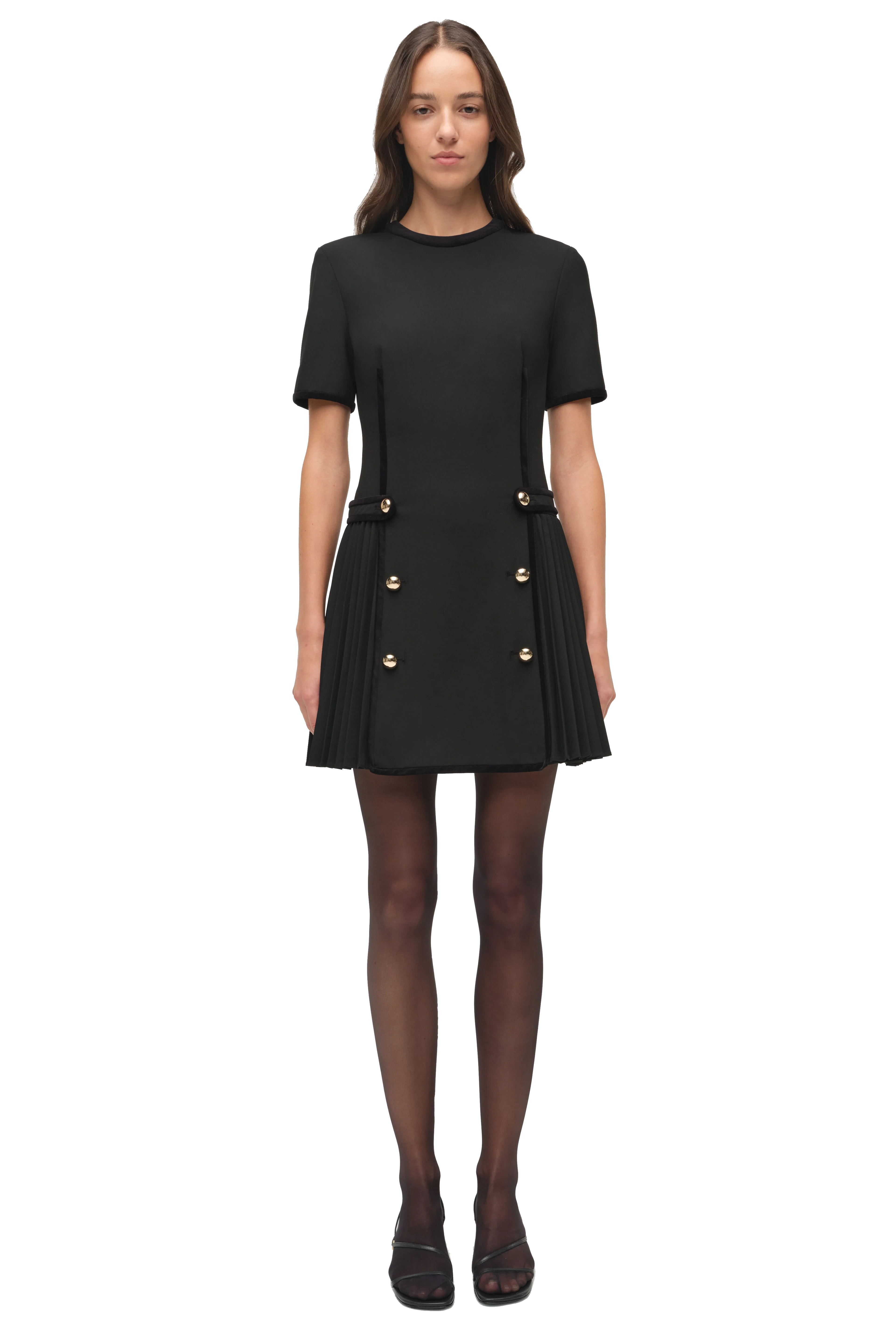 DORIA S/S MINI DRESS - Sassanova