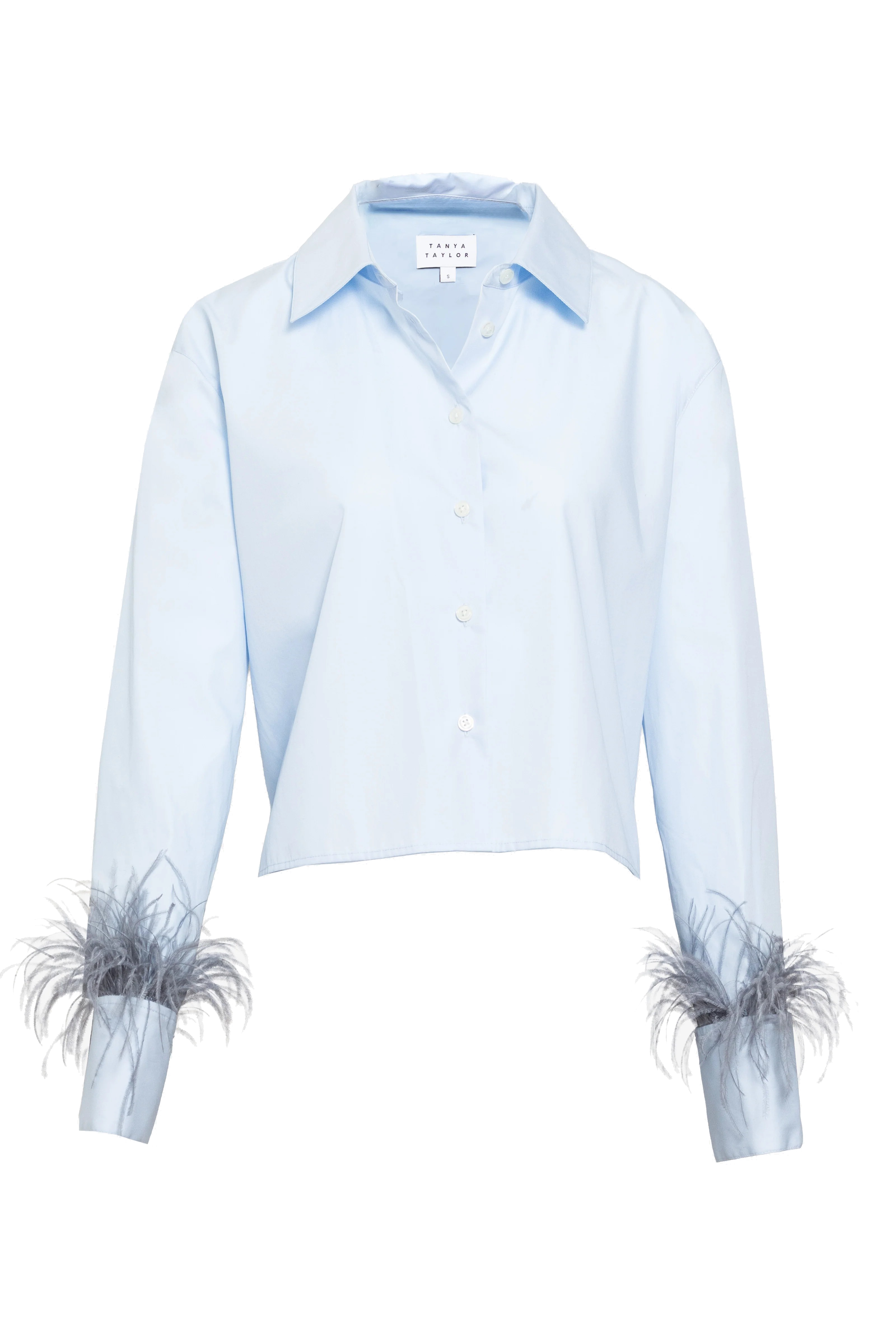 LARGAUX FEATHER TOP - Blouses - Sassanova