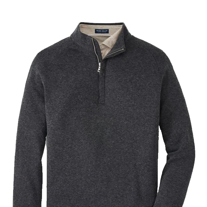 GRANT BIRDSEYE 1/4 ZIP - Sweaters - Novaman