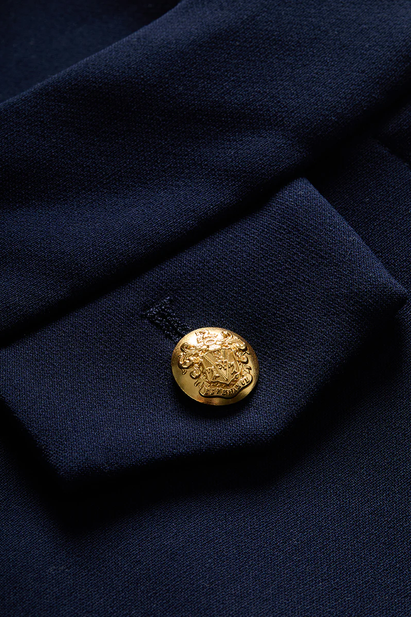 RENZO CREST BUTTON PANTS - Pants - Sassanova