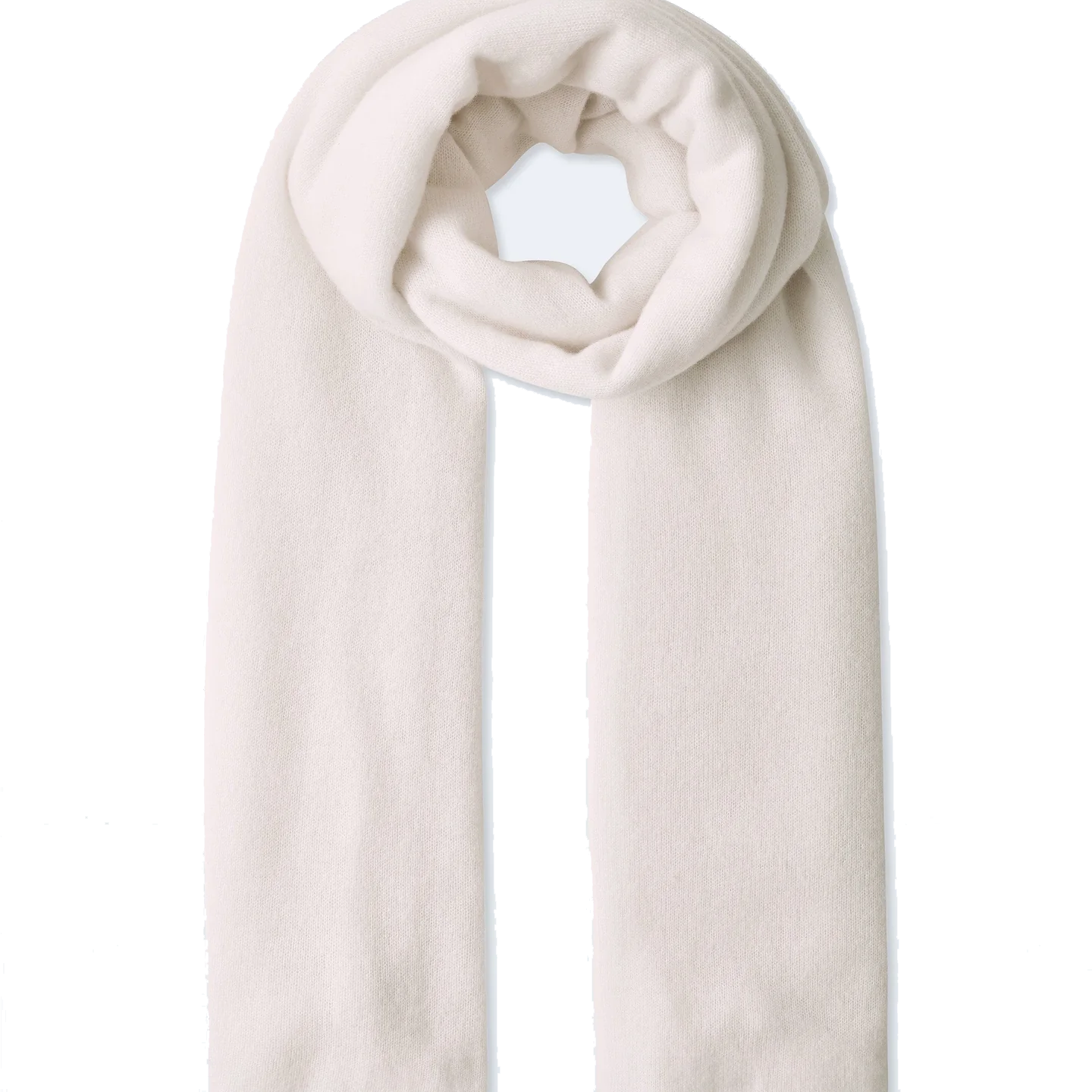 CASHMERE TRAVEL WRAP in soft white-sassanova