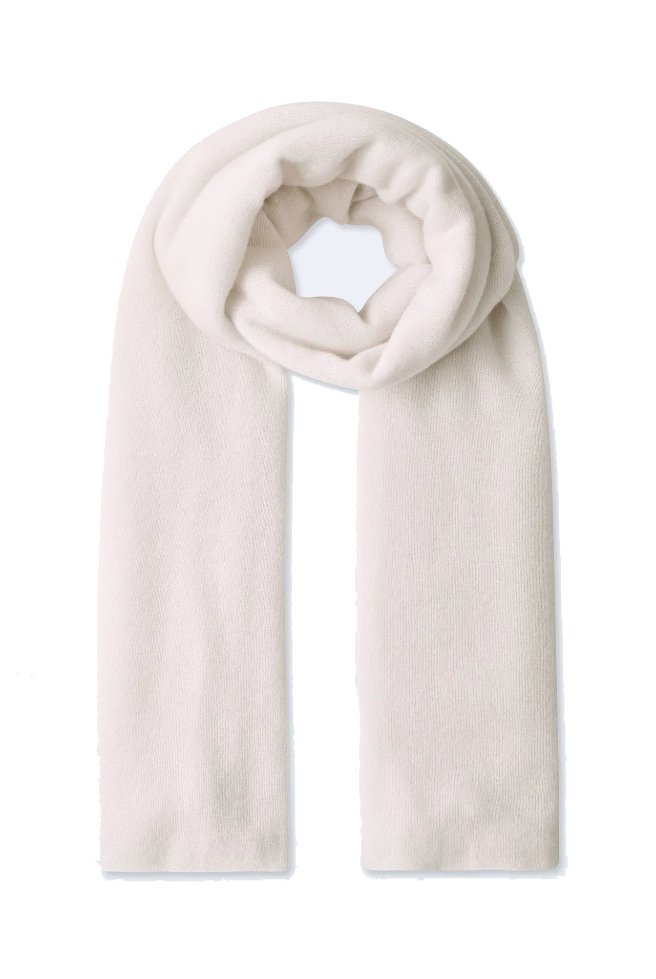 CASHMERE TRAVEL WRAP in soft white-sassanova