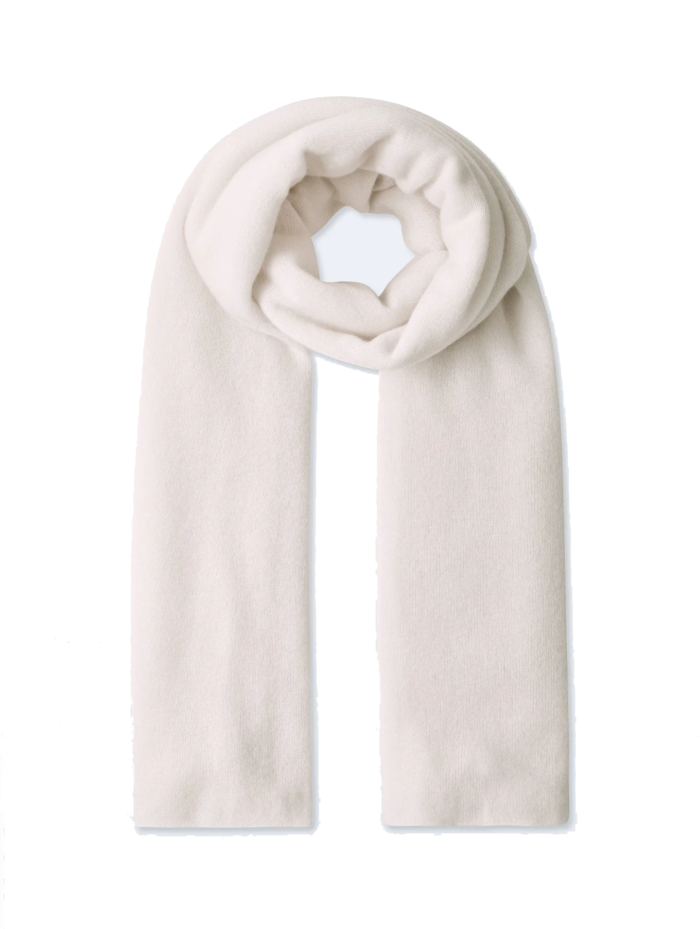 CASHMERE TRAVEL WRAP in soft white-sassanova