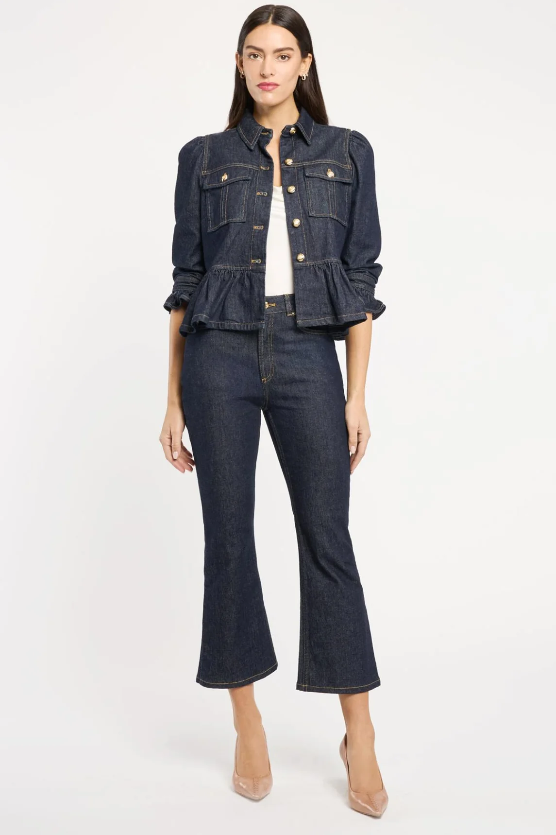 DENIM DELANIE JACKET - Jackets - Sassanova