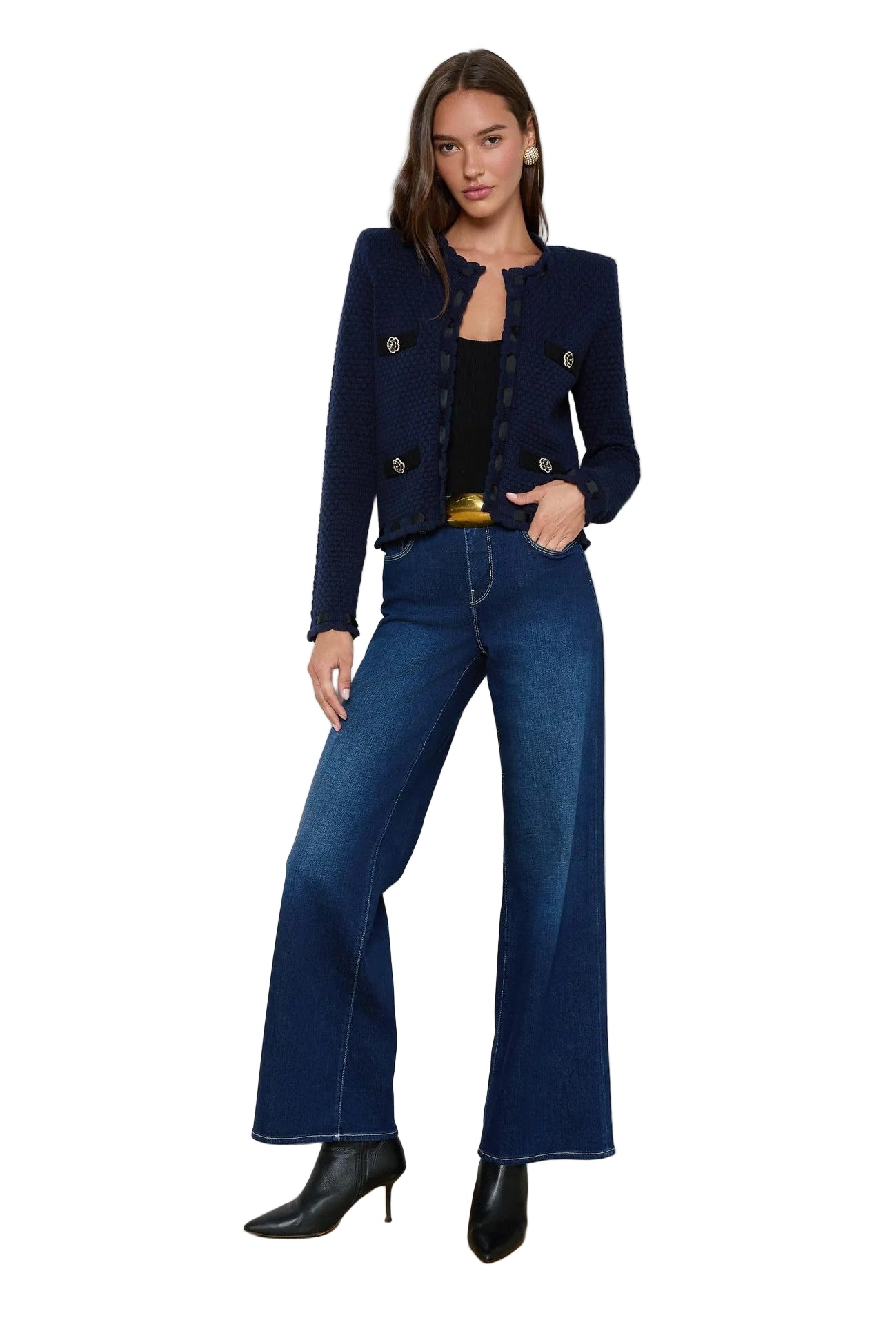 ASTOR CONTRAST TRIM CARDI-sassanova