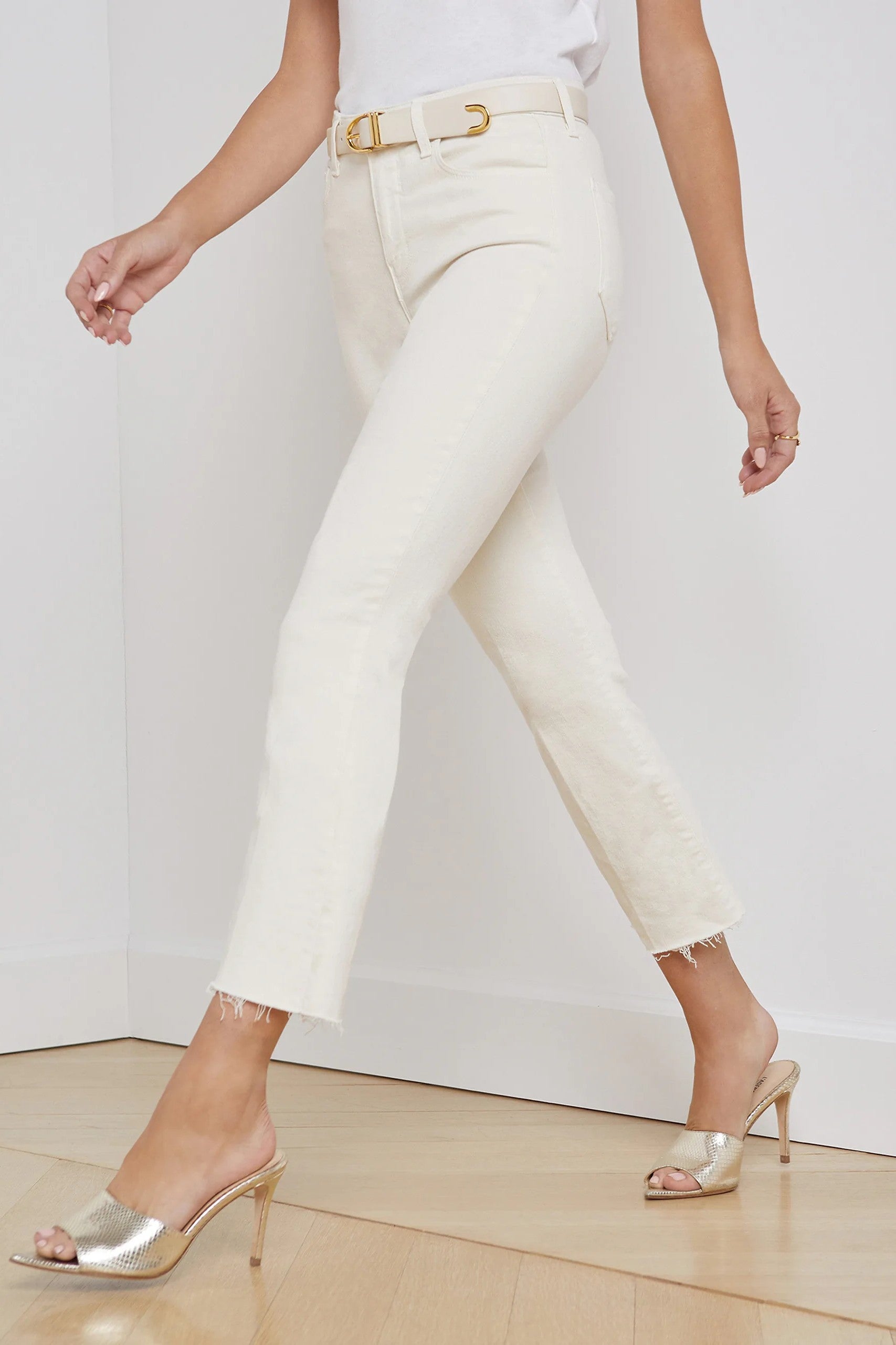 KENDRA HIGH RISE CROP FLARE - Jeans - Sassanova