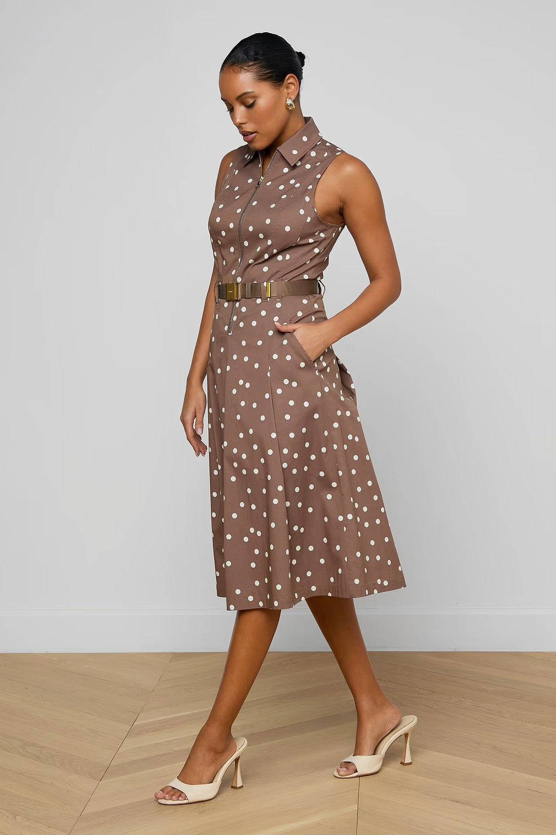 KYLO BELTED SHIRT DRESS - Dresses - Sassanova