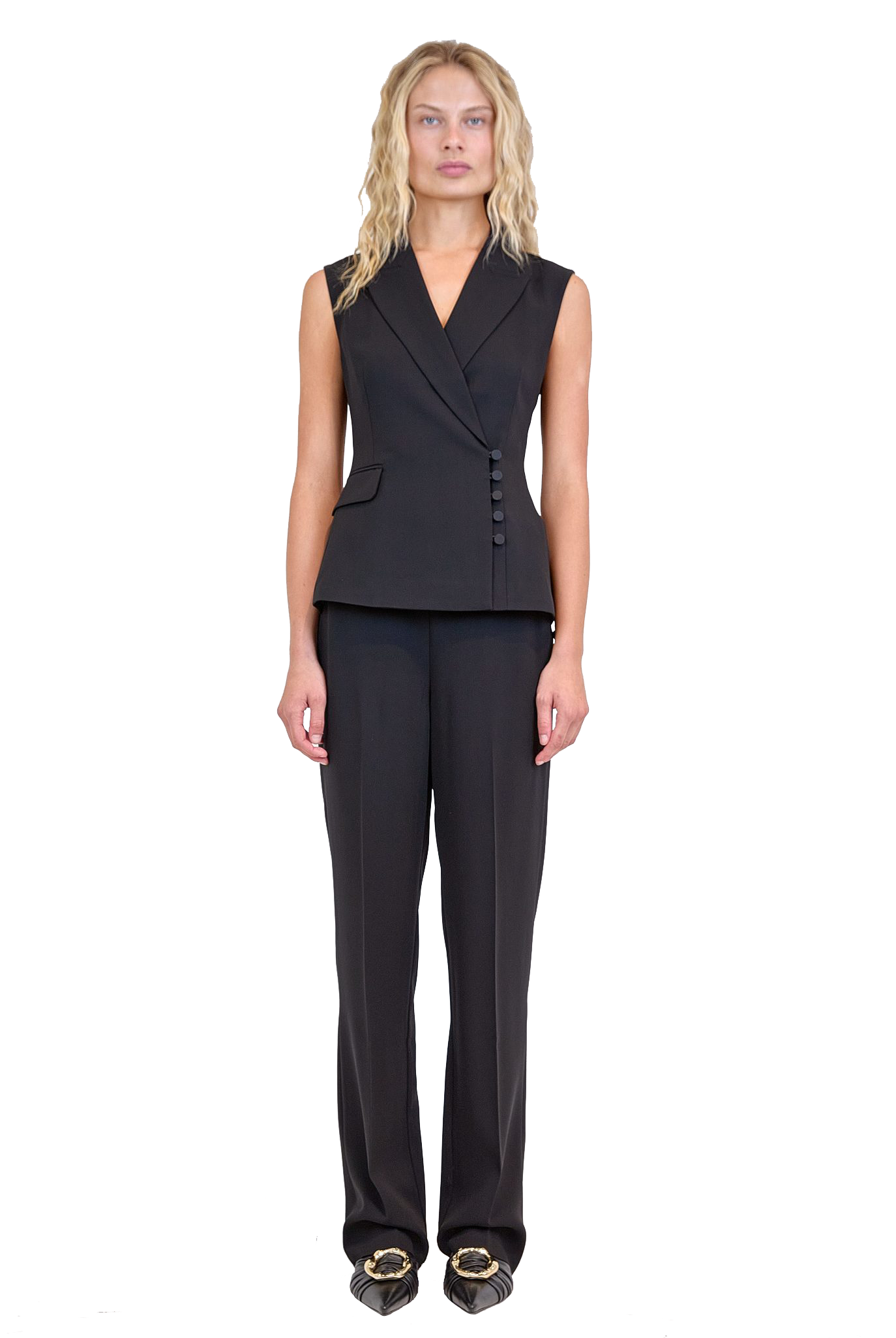 VALARIE BLAZER VEST - Vests - Sassanova