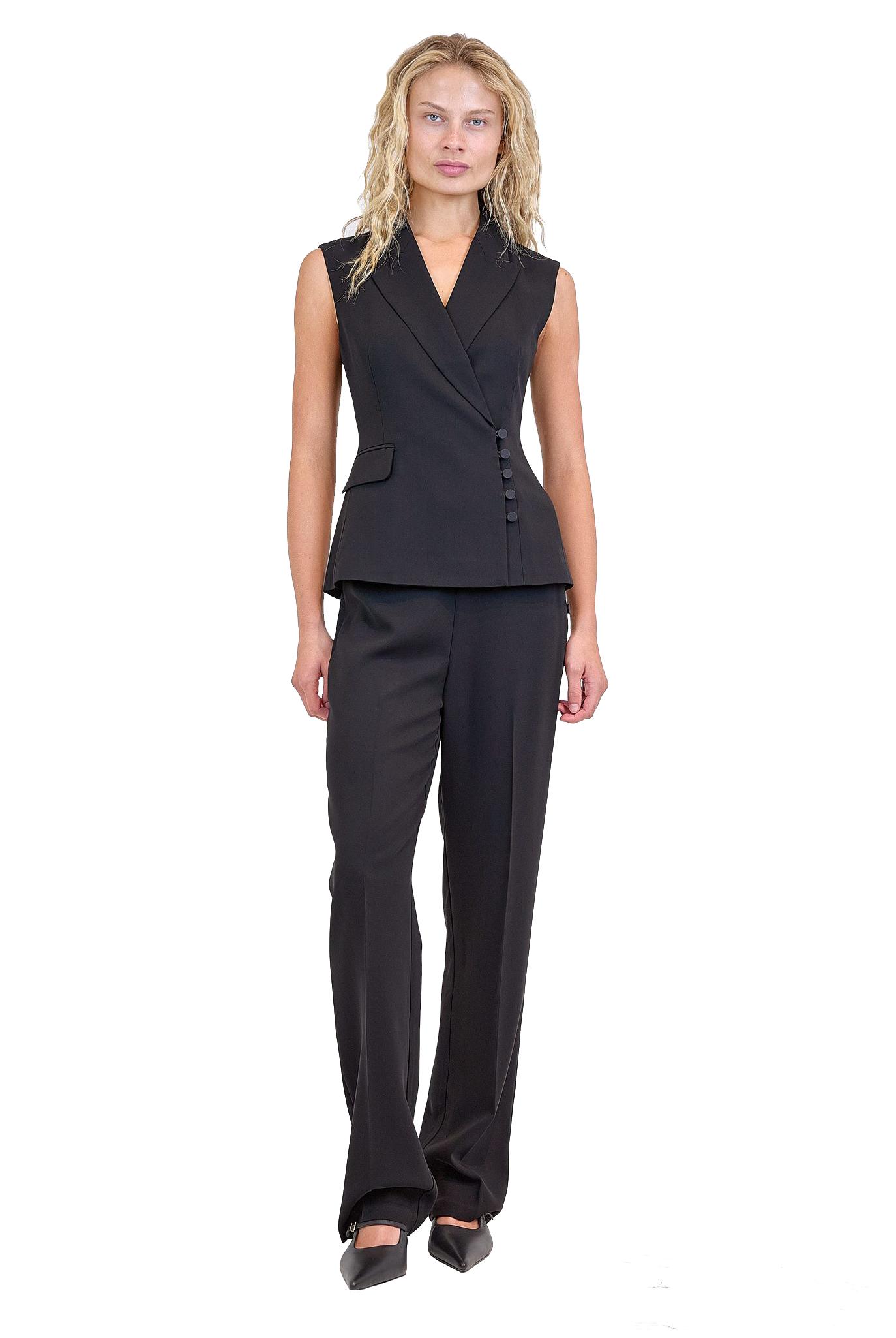 VALARIE BLAZER VEST - Vests - Sassanova