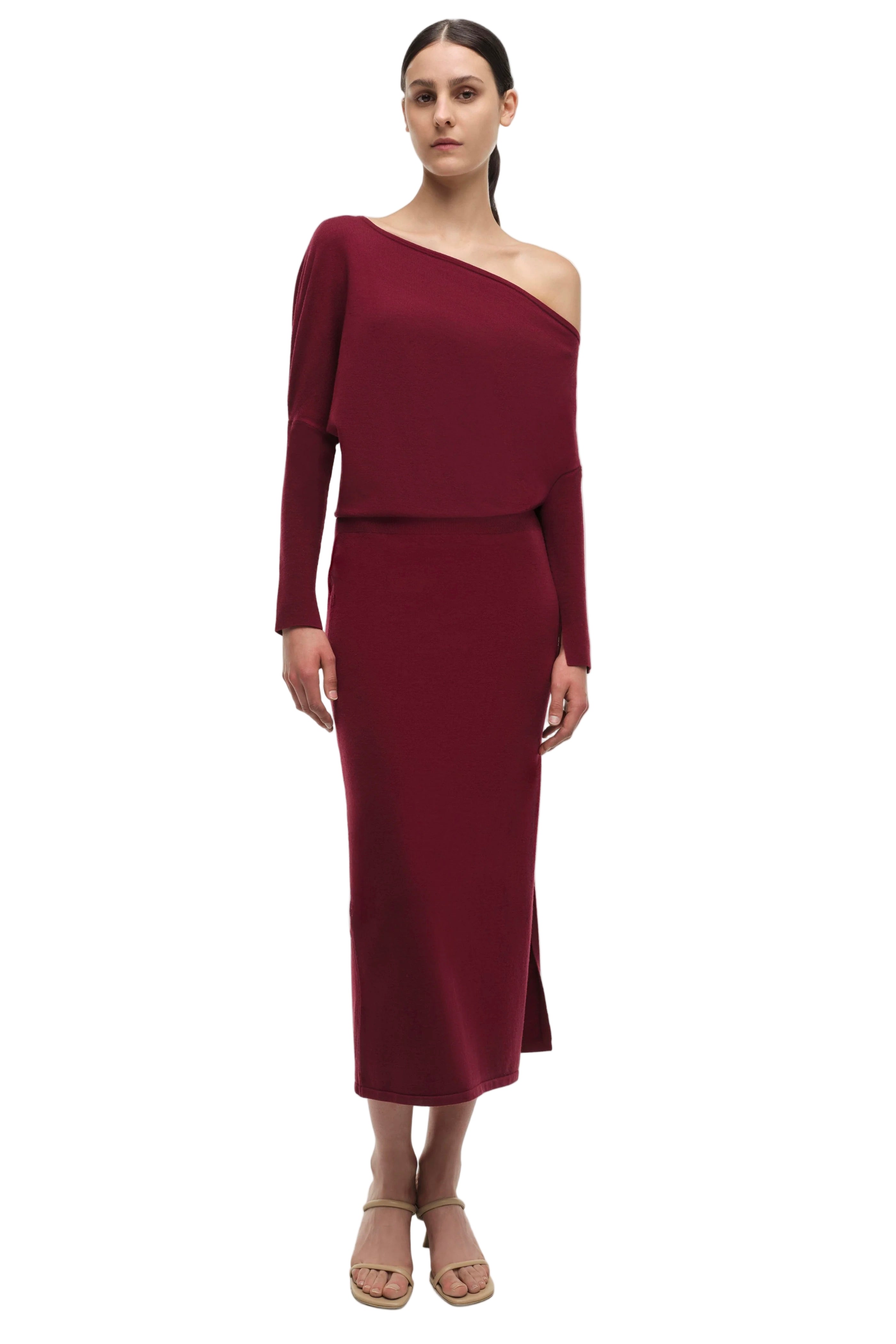 JANESE OFF SHOULDER MIDI DRESS
sassanova