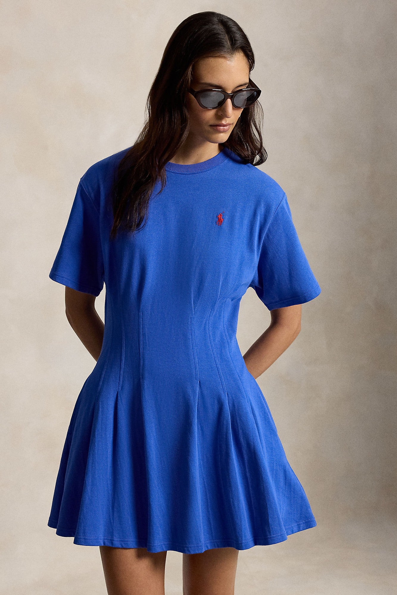 SHORT SLEEVE JERSEY TEE DRESS - Dresses - Sassanova