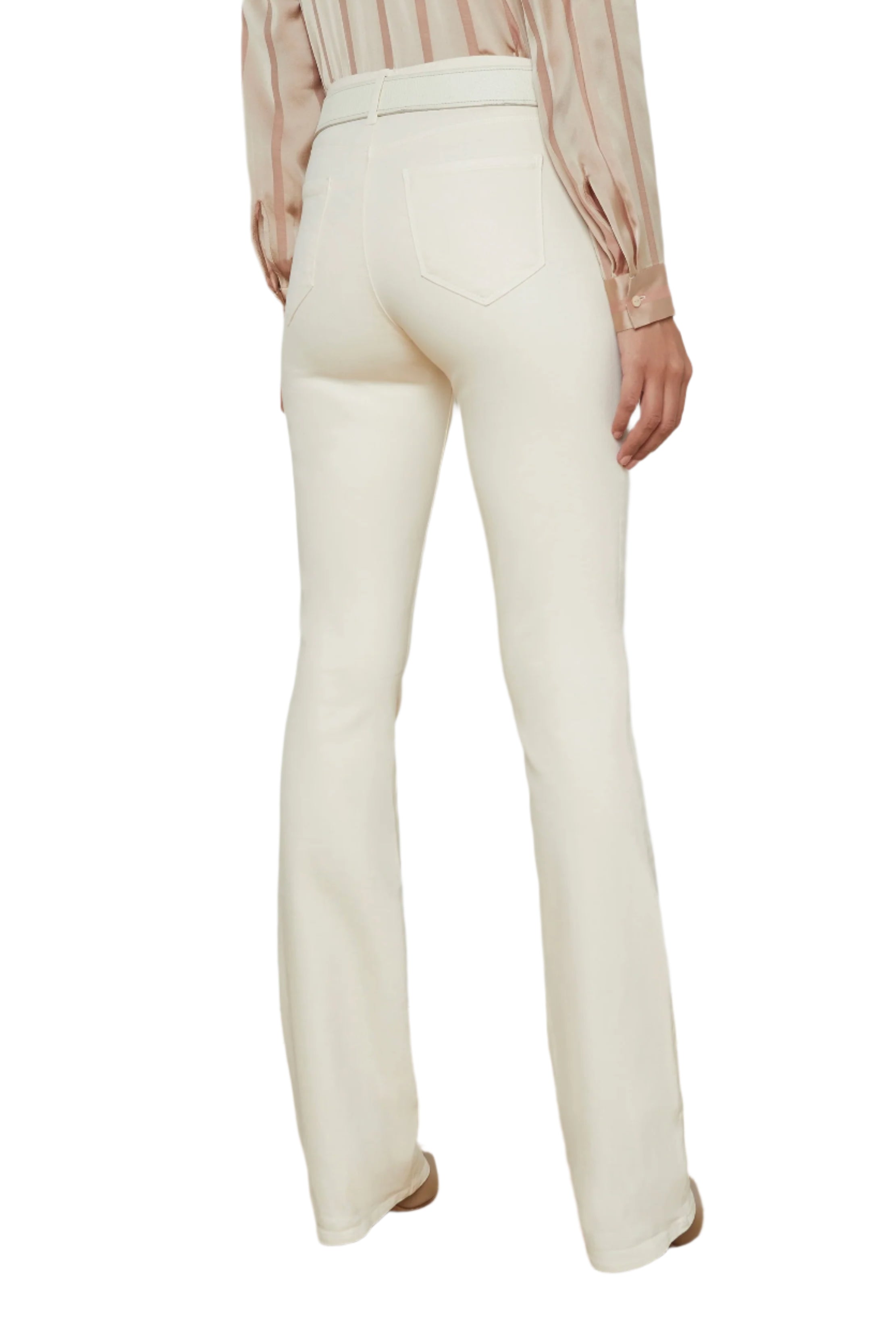 SELMA HIGH RISE COATED SLEEK BABY BOOT - Jeans - Sassanova