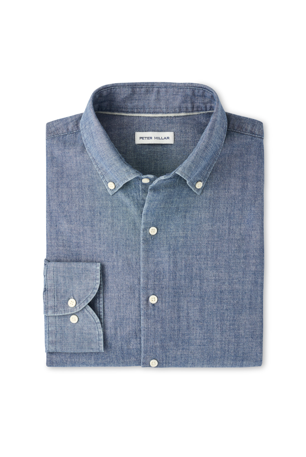 DEVONPORT CHAMBRAY SPORT SHIRT - Long sleeved woven shirts - Novaman