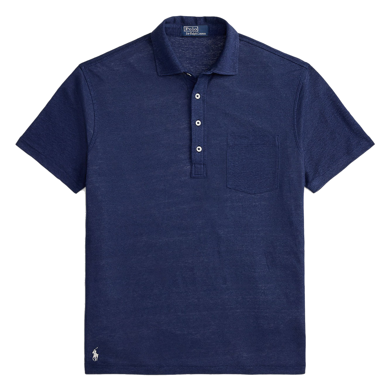 LINEN PIQUE POLO - Polos - Novaman