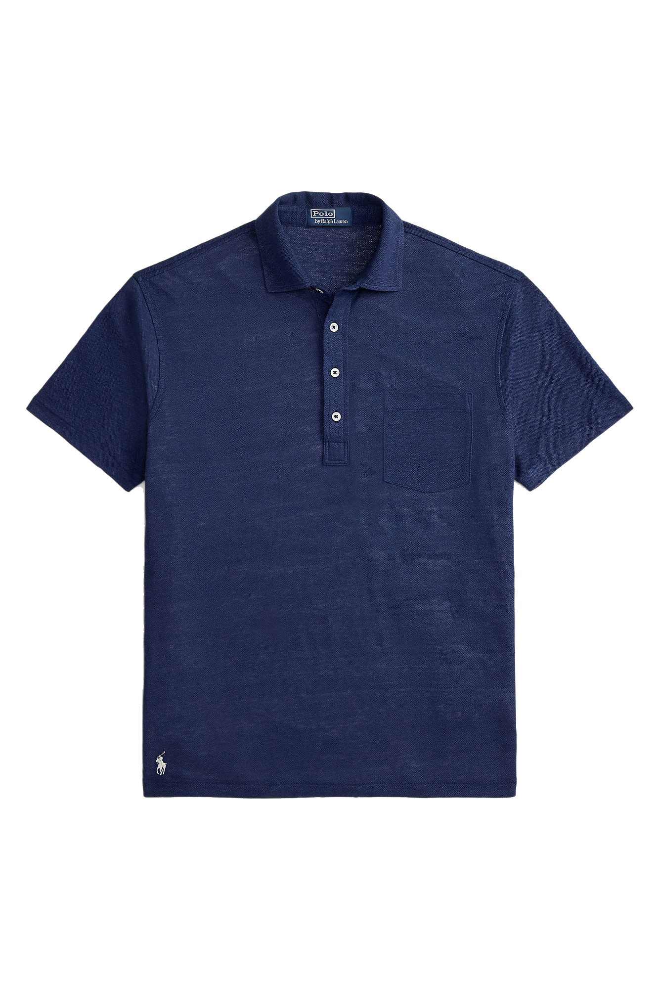 LINEN PIQUE POLO - Polos - Novaman