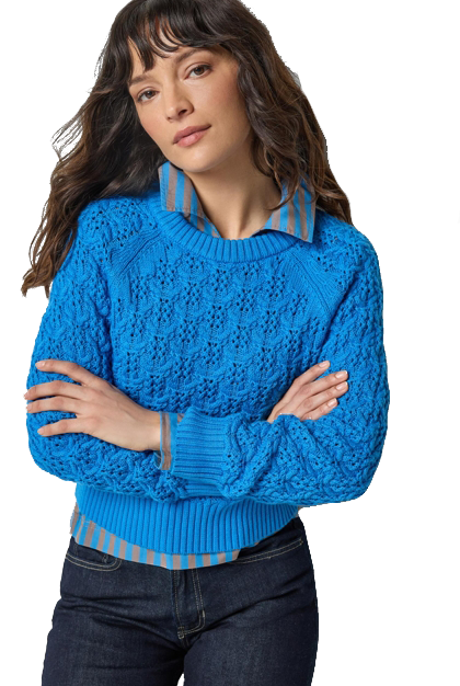EASY SLV RAGLAN SWEATER (PA3215) - Sassanova