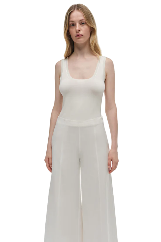 KALLIN CROPPED WIDE LEG PANT - Pants - SASSANOVA