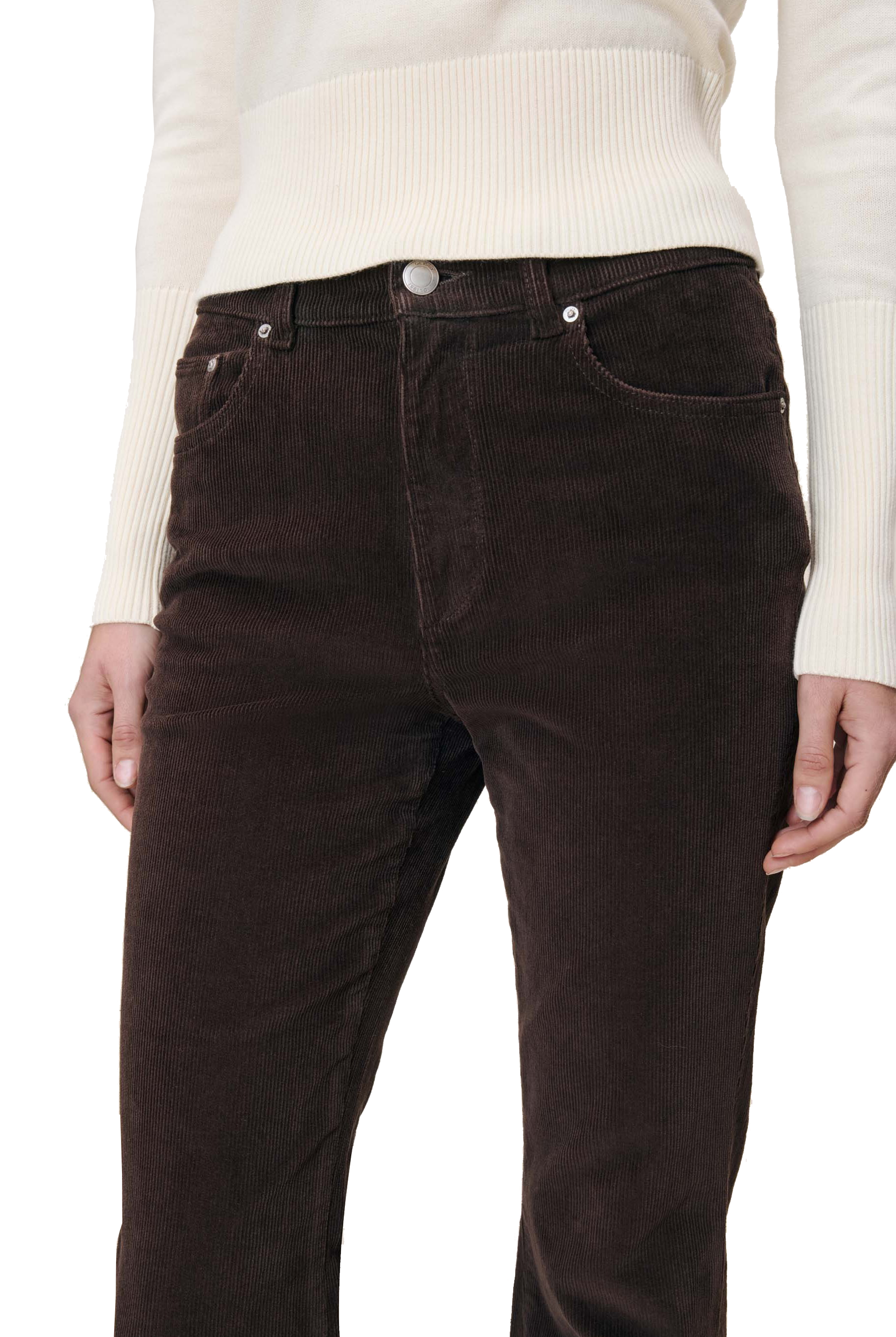 BRIDGET BOOT HIGH RISE CORDUROY 33 - SASSANOVA