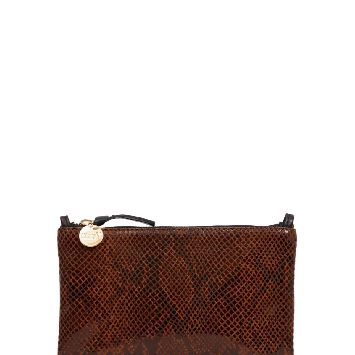 EMBOSSED PYTHON WALLET CLUTCH W/TABS Sassanova
