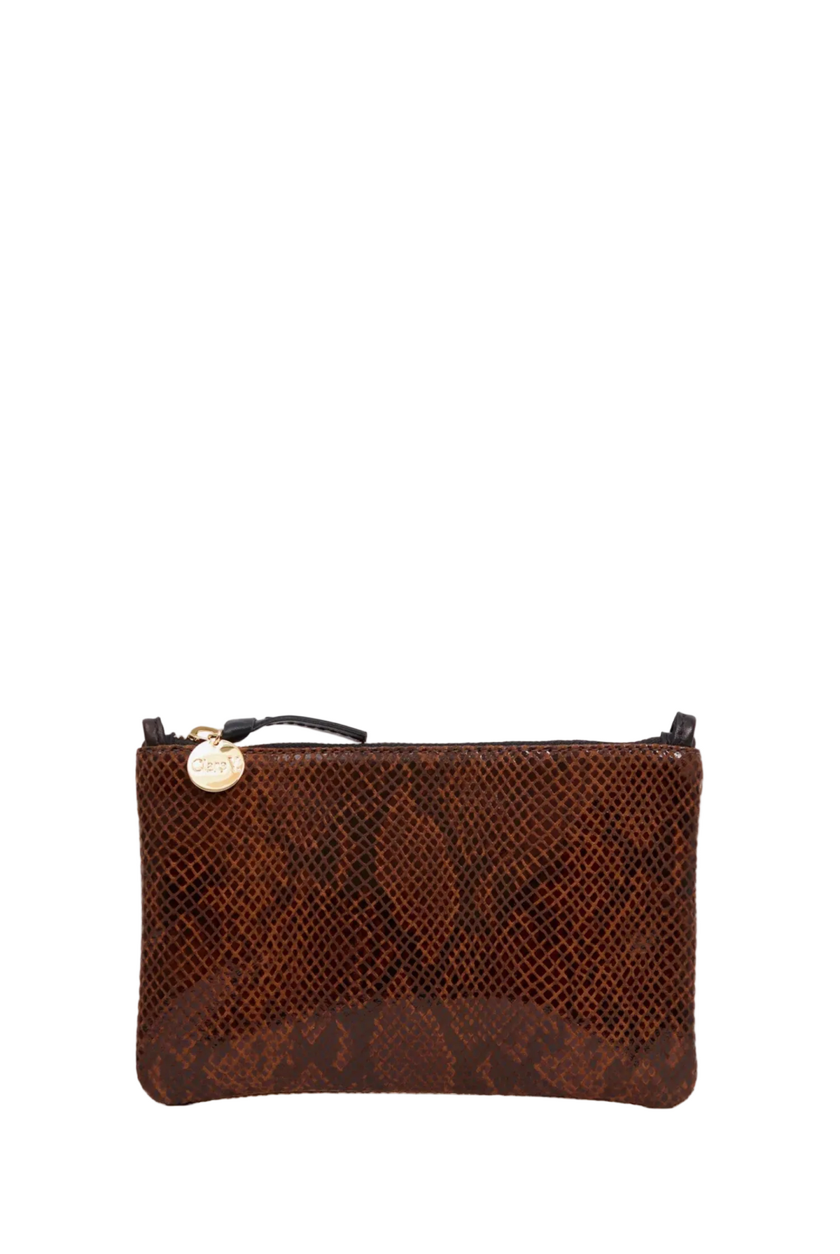 EMBOSSED PYTHON WALLET CLUTCH W/TABS Sassanova