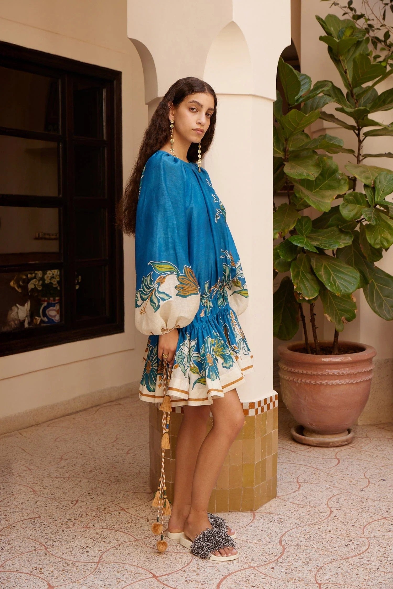 LUDA MIDI DRESS - sassanova