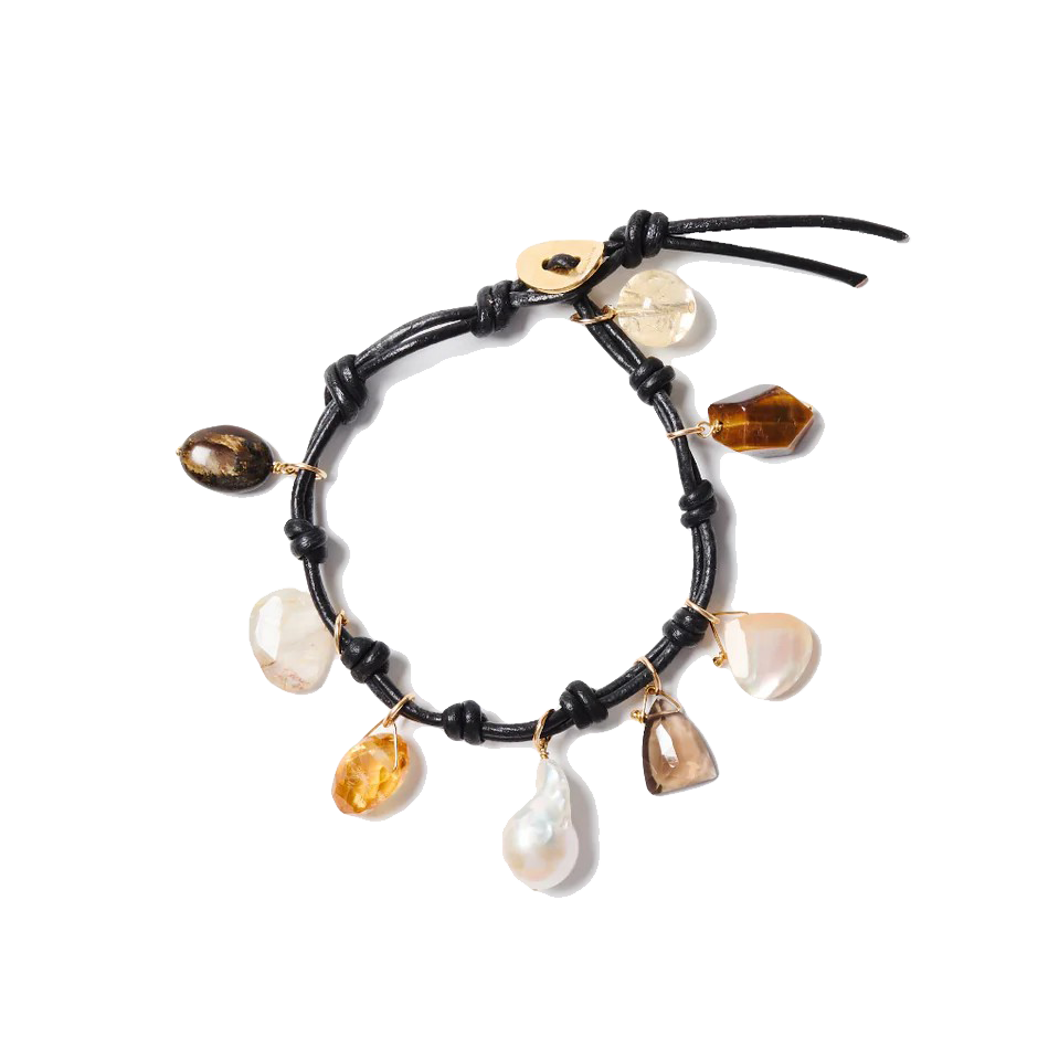 GEMMA CHARM BRACELET - Bracelets - Sassanova