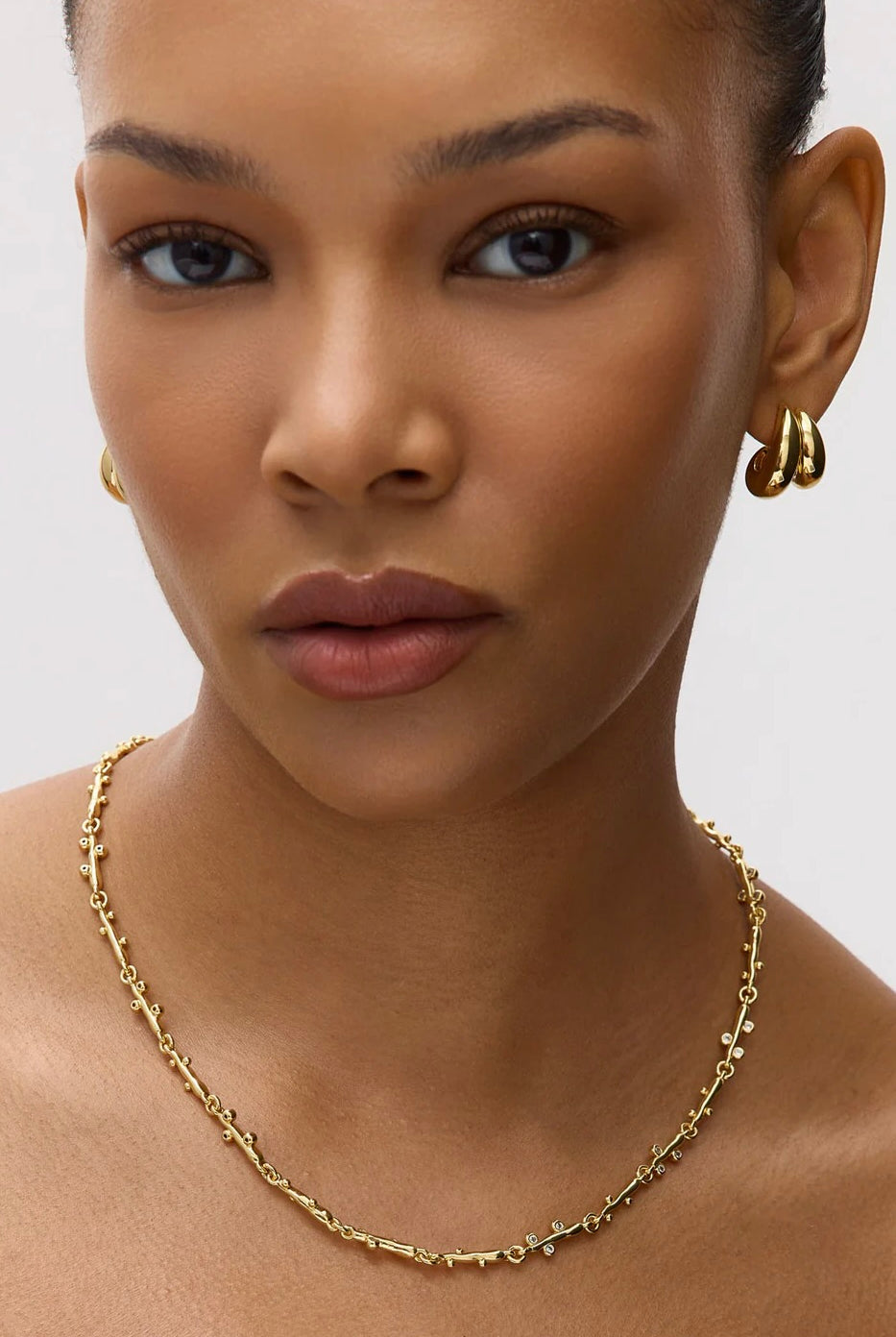 ADELINE NECKLACE- GLD/CLEAR
sassanova