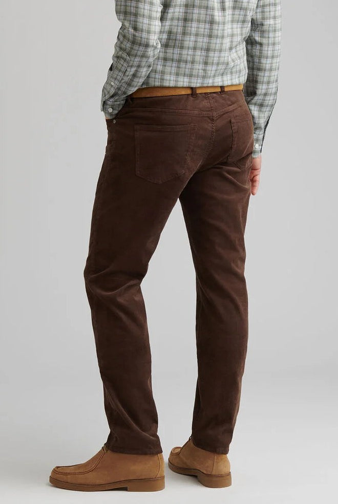 SUPERIOR SOFT CORDUROY pants in dark brown-novaman