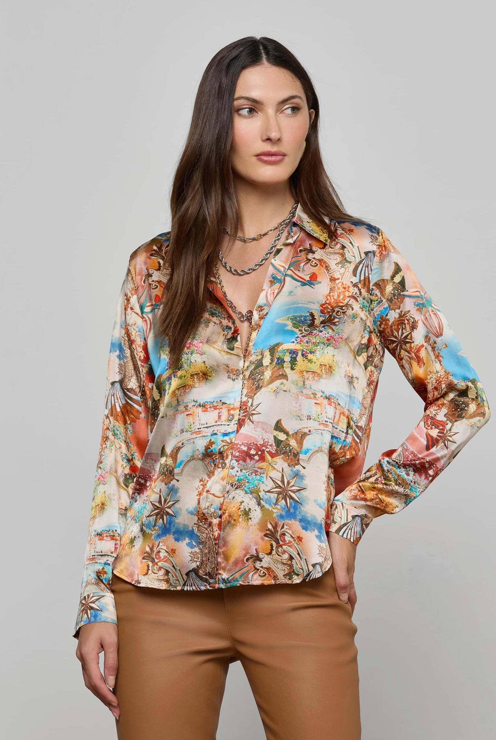 TYLER L/S BLOUSE-Sassanova