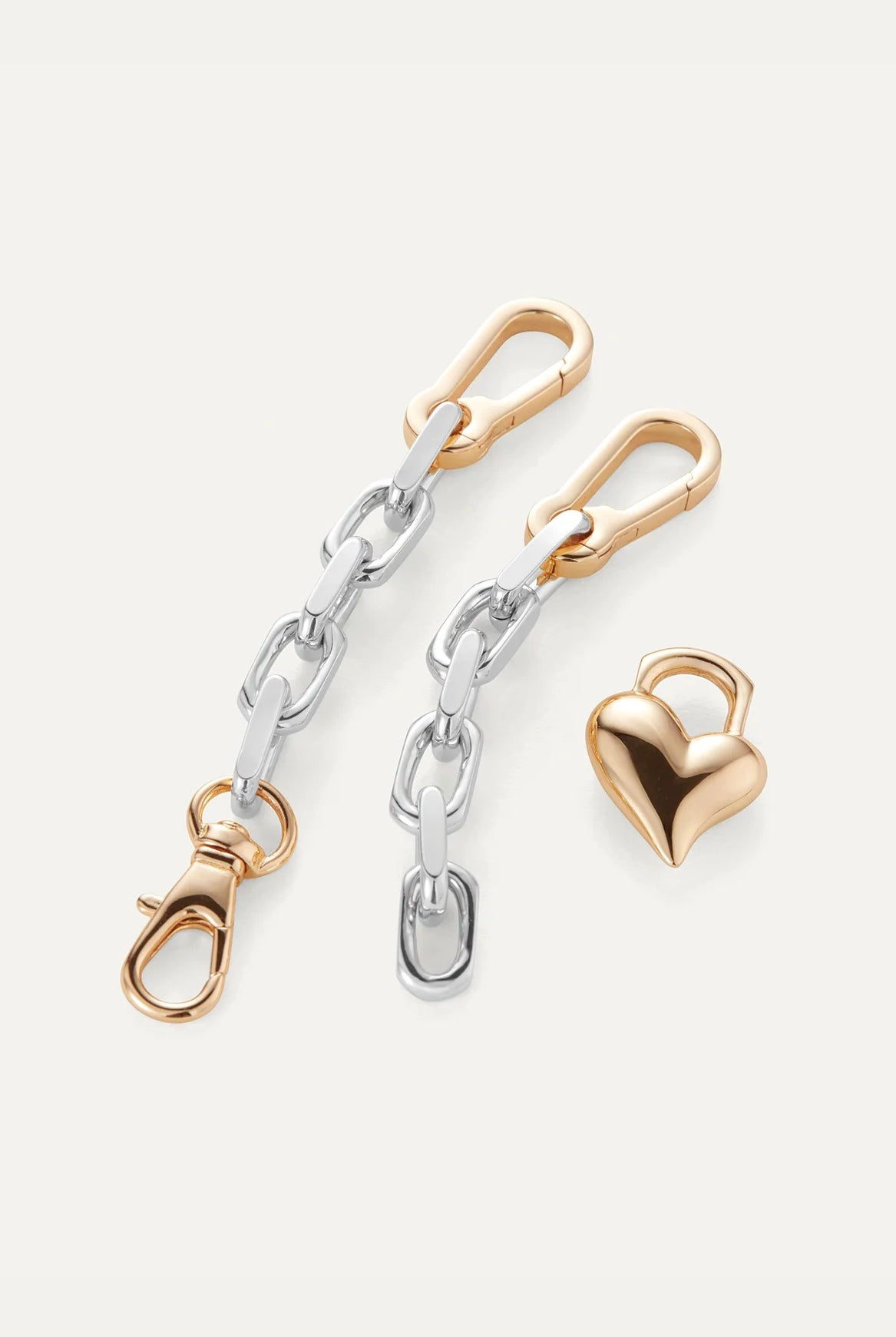 PADLOCK HEART CHAIN BRACELET - Bracelets - Sassanova