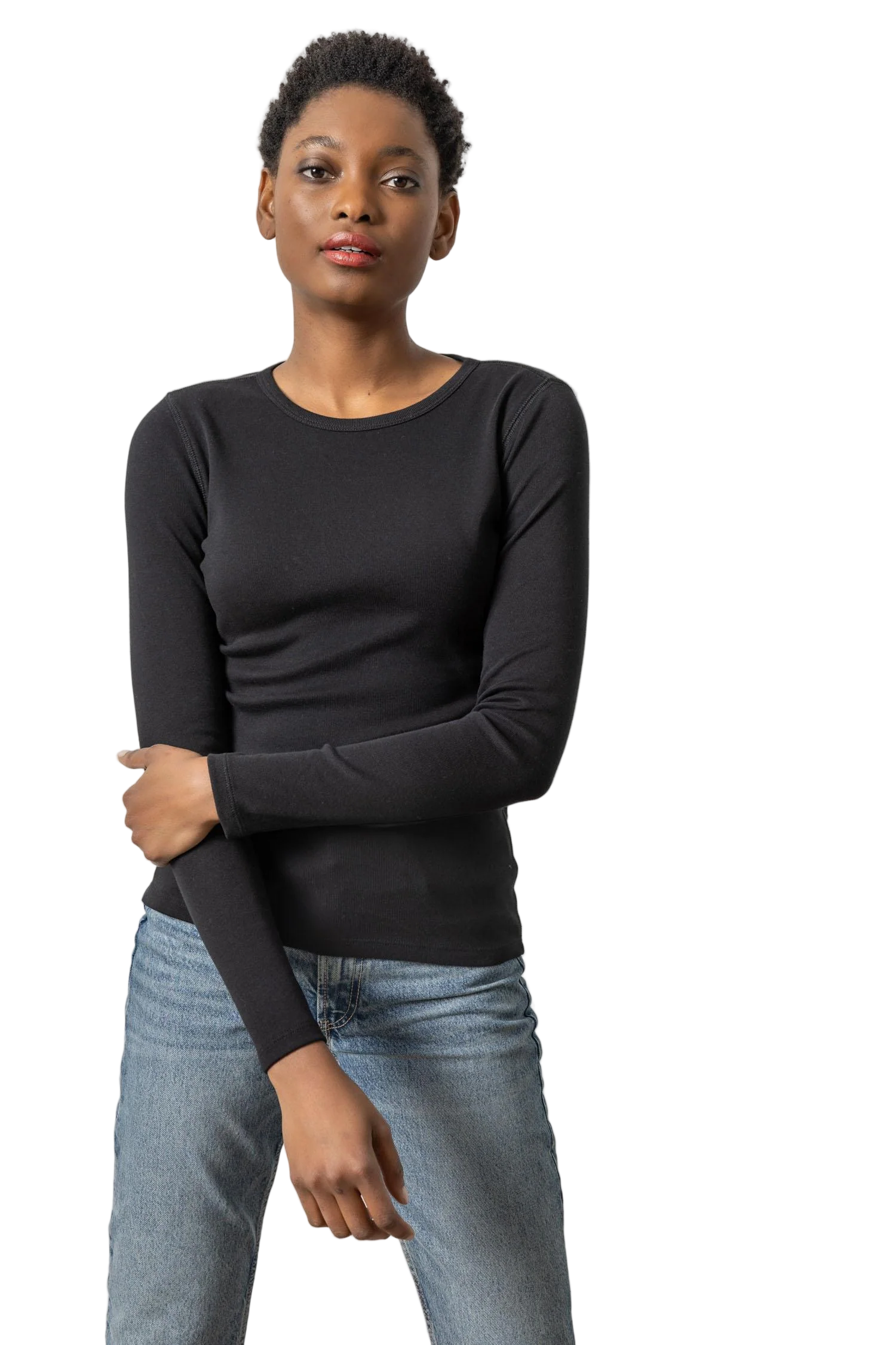 LS CREW TEE - T-shirts - Sassanova