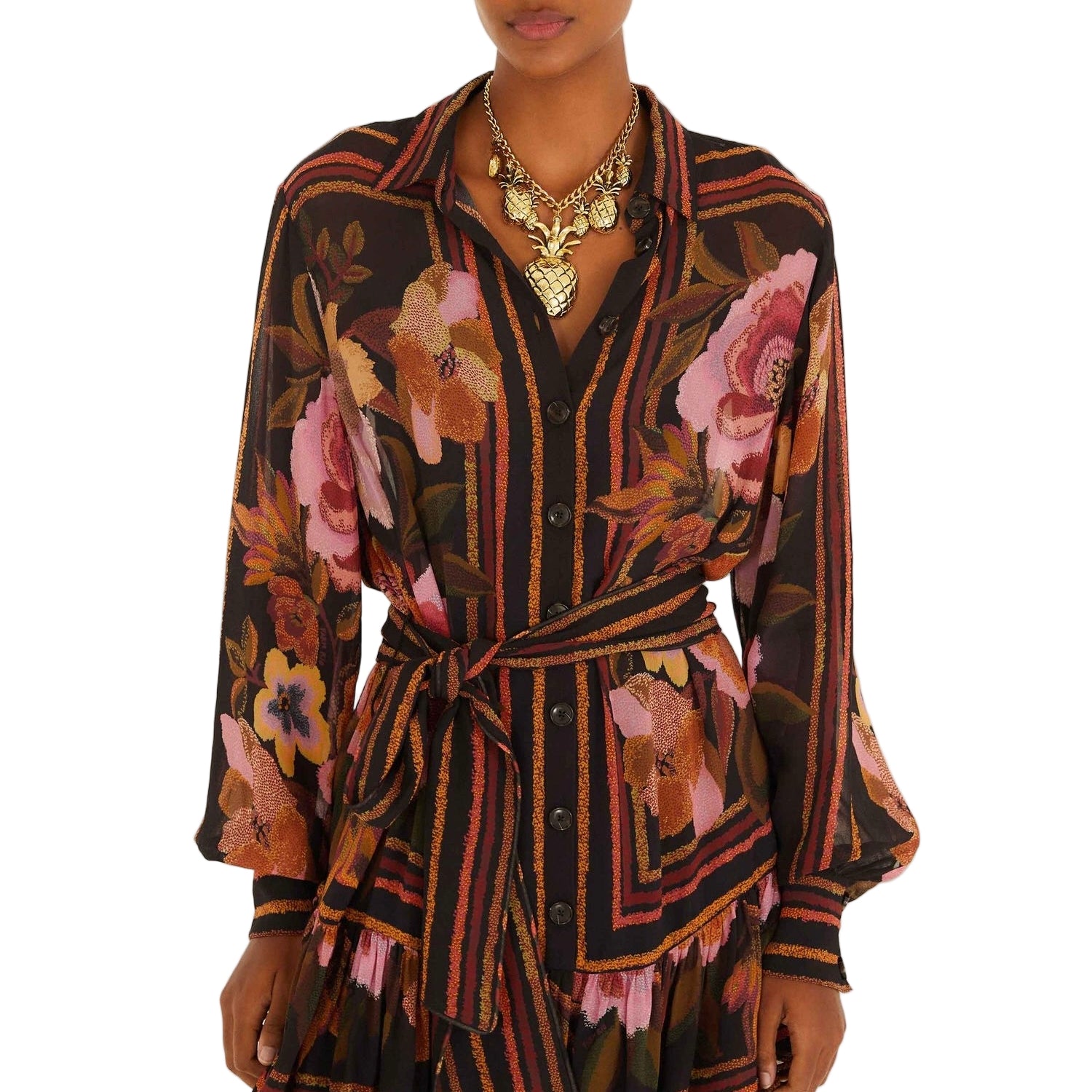 CHENILLE FLOWERS MINI DRESS
sassanova