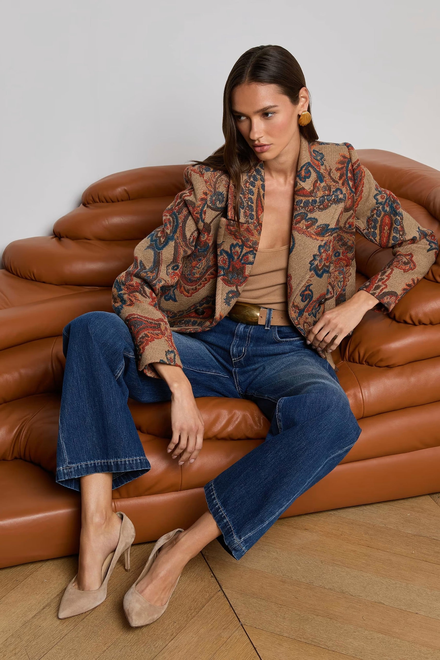 KELSEY CROPPED PEACOAT-Sassanova