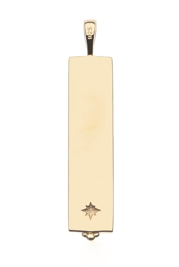 FOREVER ECLIPSE MOP DOG TAG- ADJ DELICATE CHAIN - Necklaces - Sassanova