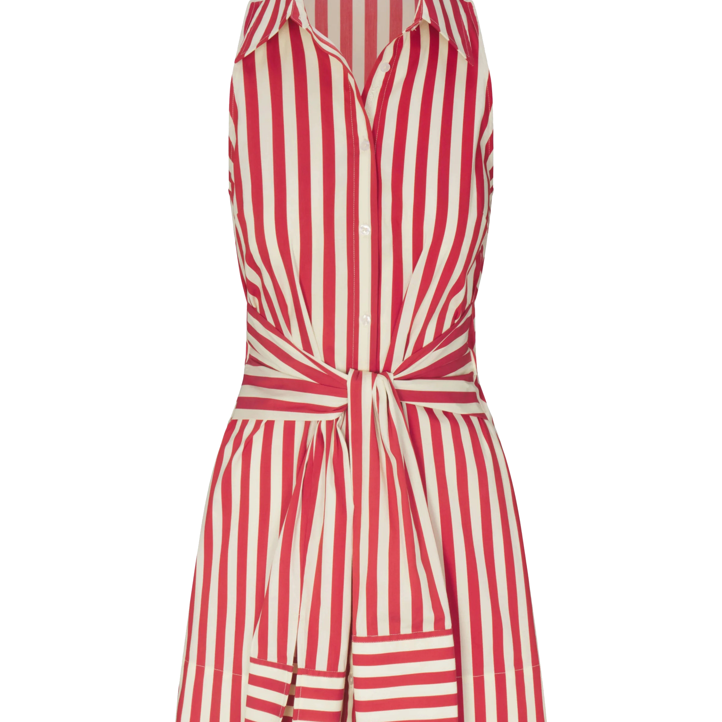 INNA SLEEVELESS POPLIN MINI DRESS - Dresses - Sassanova