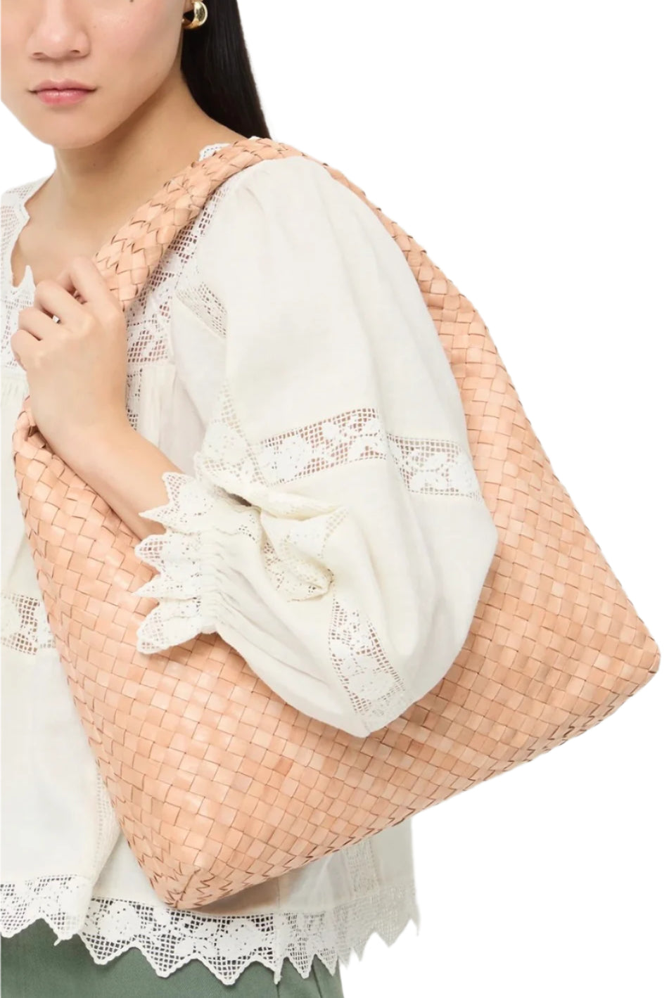 WILLOW WOVEN HOBO DESERT SAND - Sassanova